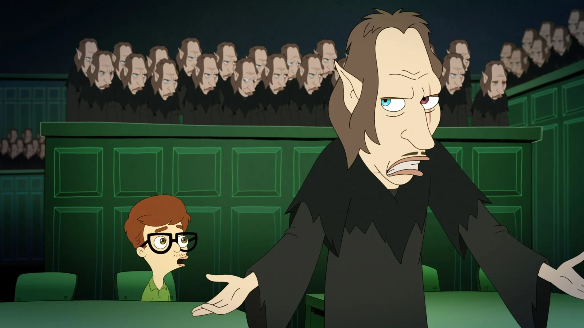 David Thewlis and John Mulaney in Big Mouth (2017)