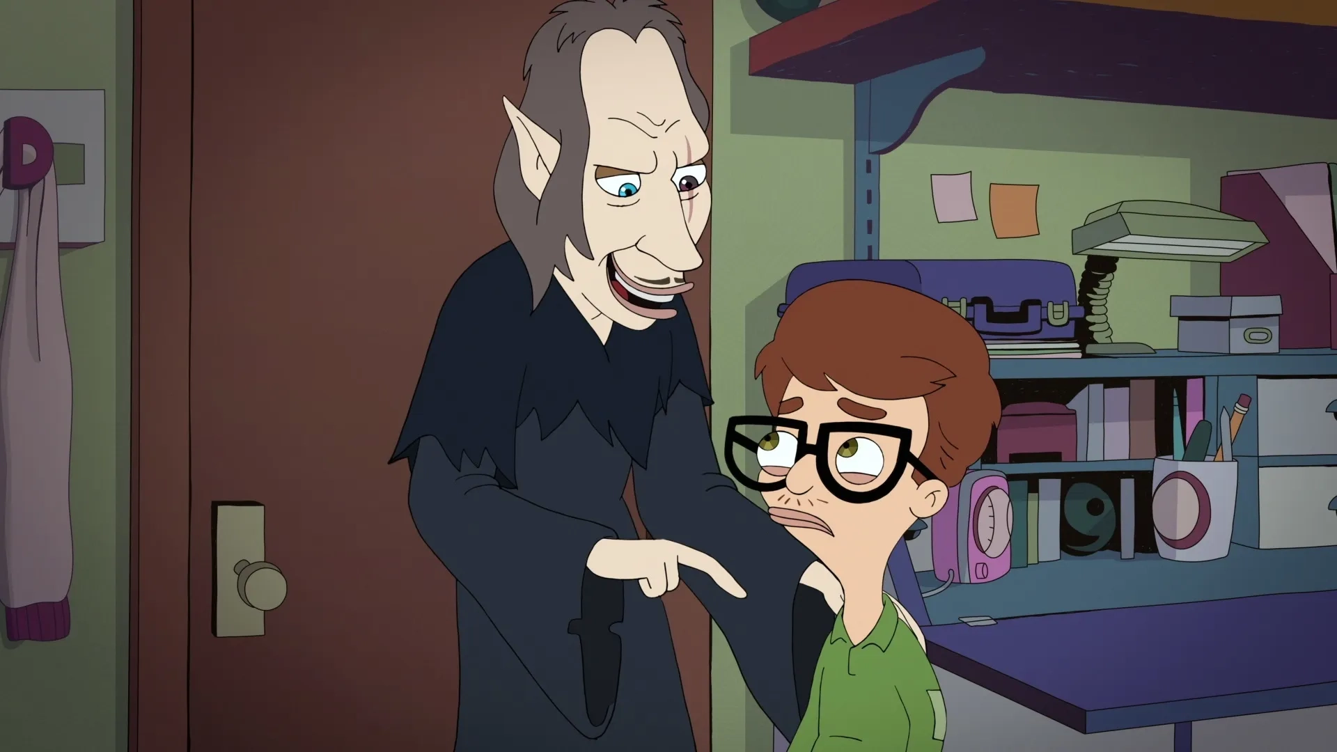 David Thewlis and John Mulaney in Big Mouth (2017)