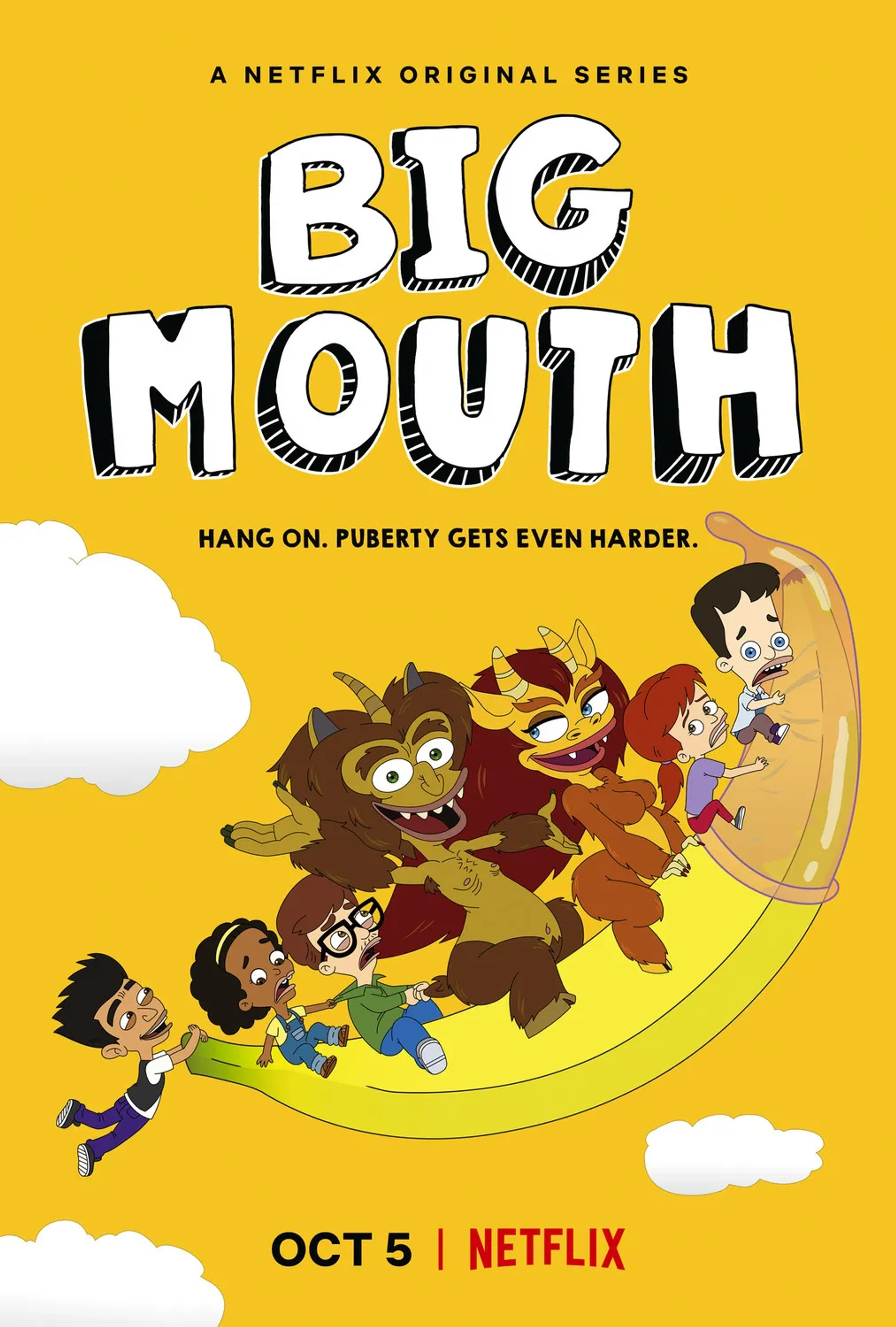 Maya Rudolph, Jessi Klein, Jason Mantzoukas, Nick Kroll, John Mulaney, and Jenny Slate in Big Mouth (2017)