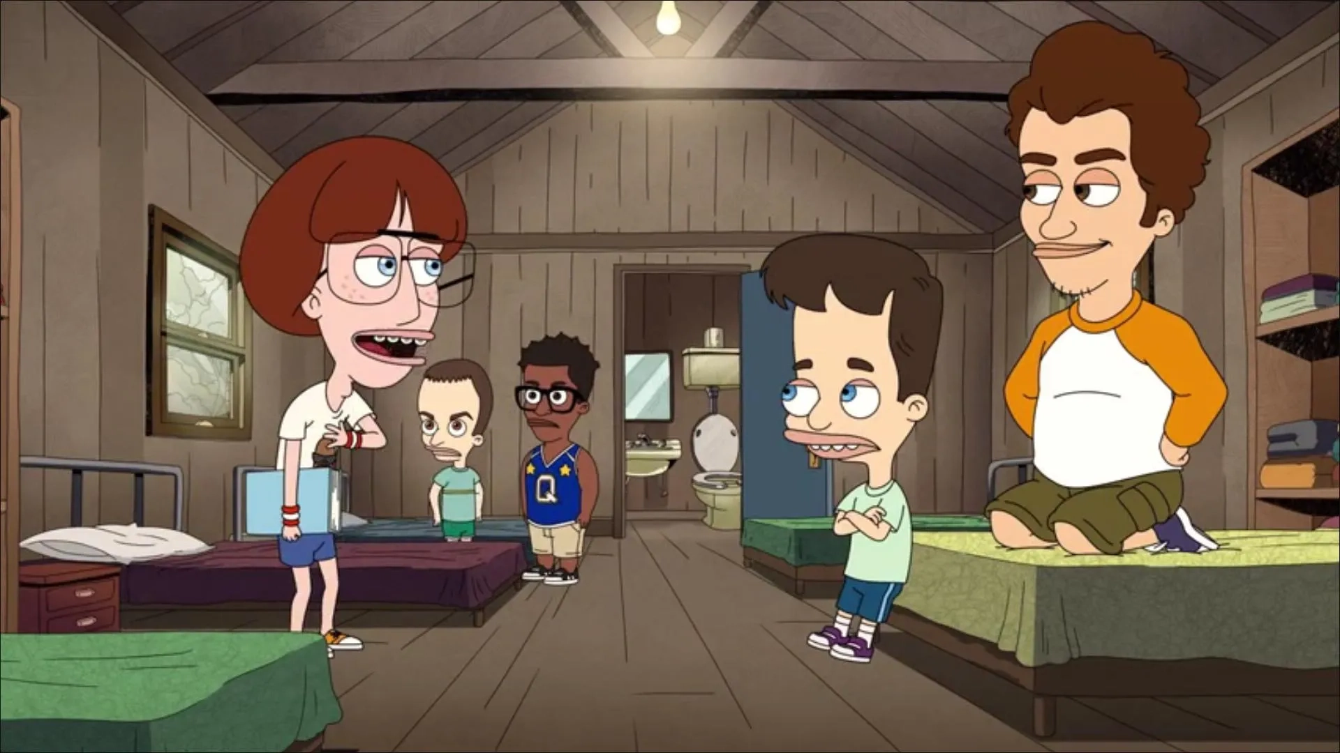 Seth Rogen, Paul Scheer, Nick Kroll, Brandon Kyle Goodman, and Emily Altman in Big Mouth: The New Me (2020)