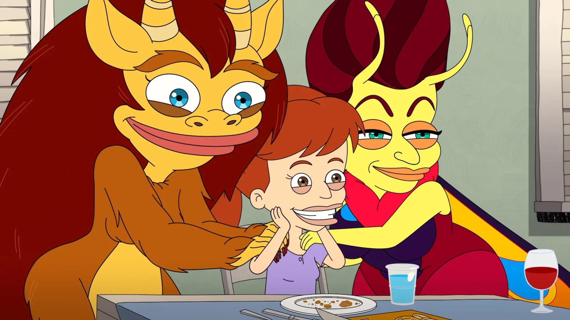 Maya Rudolph, Pamela Adlon, and Jessi Klein in Big Mouth: Thanksgiving (2021)