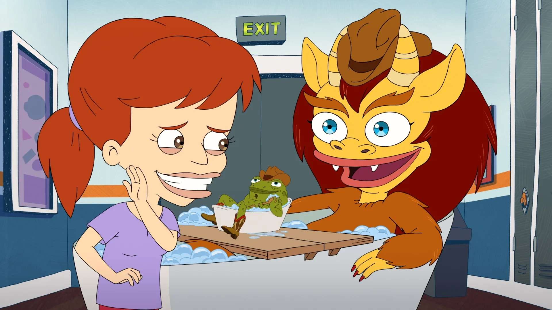 Zach Galifianakis, Maya Rudolph, and Jessi Klein in Big Mouth: What Are You Gonna Do? (2020)