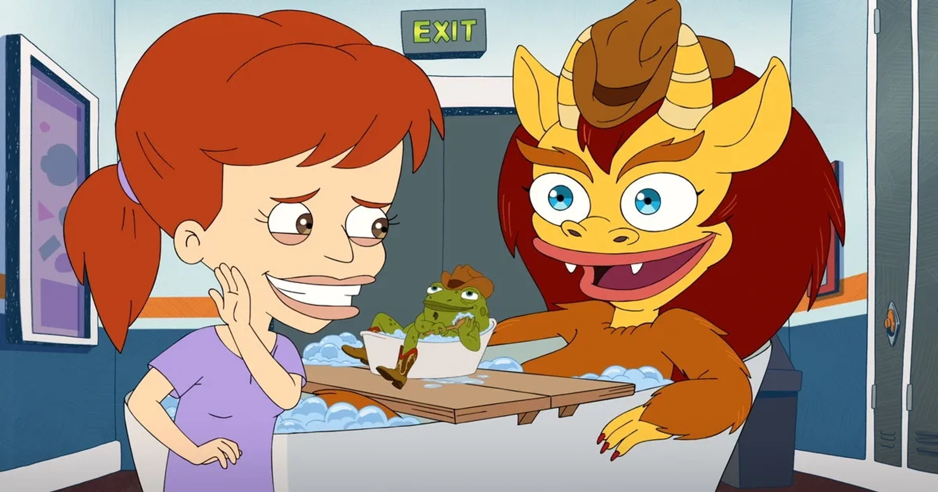 Zach Galifianakis, Maya Rudolph, and Jessi Klein in Big Mouth: What Are You Gonna Do? (2020)