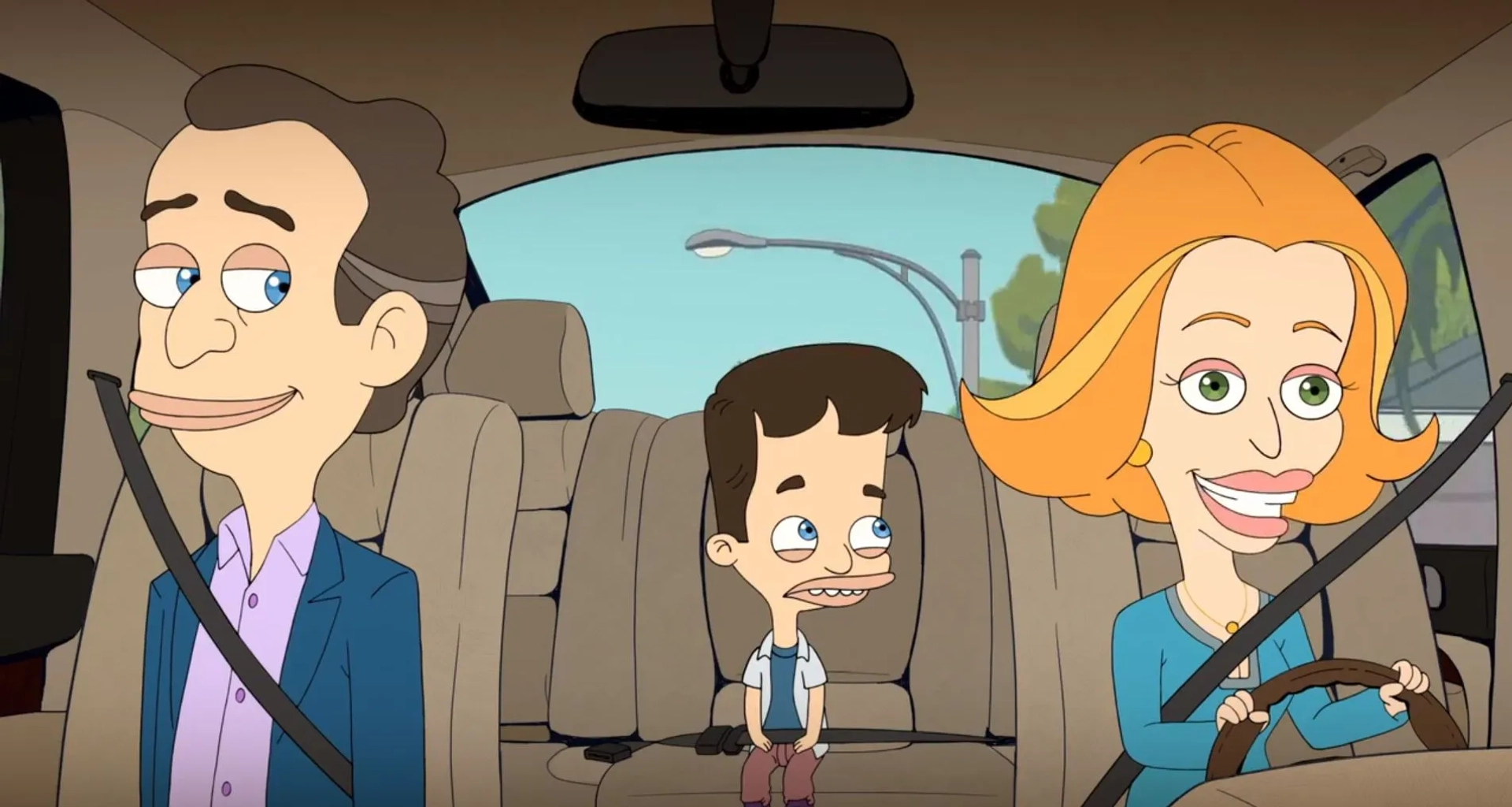 Fred Armisen, Maya Rudolph, and Nick Kroll in Big Mouth (2017)