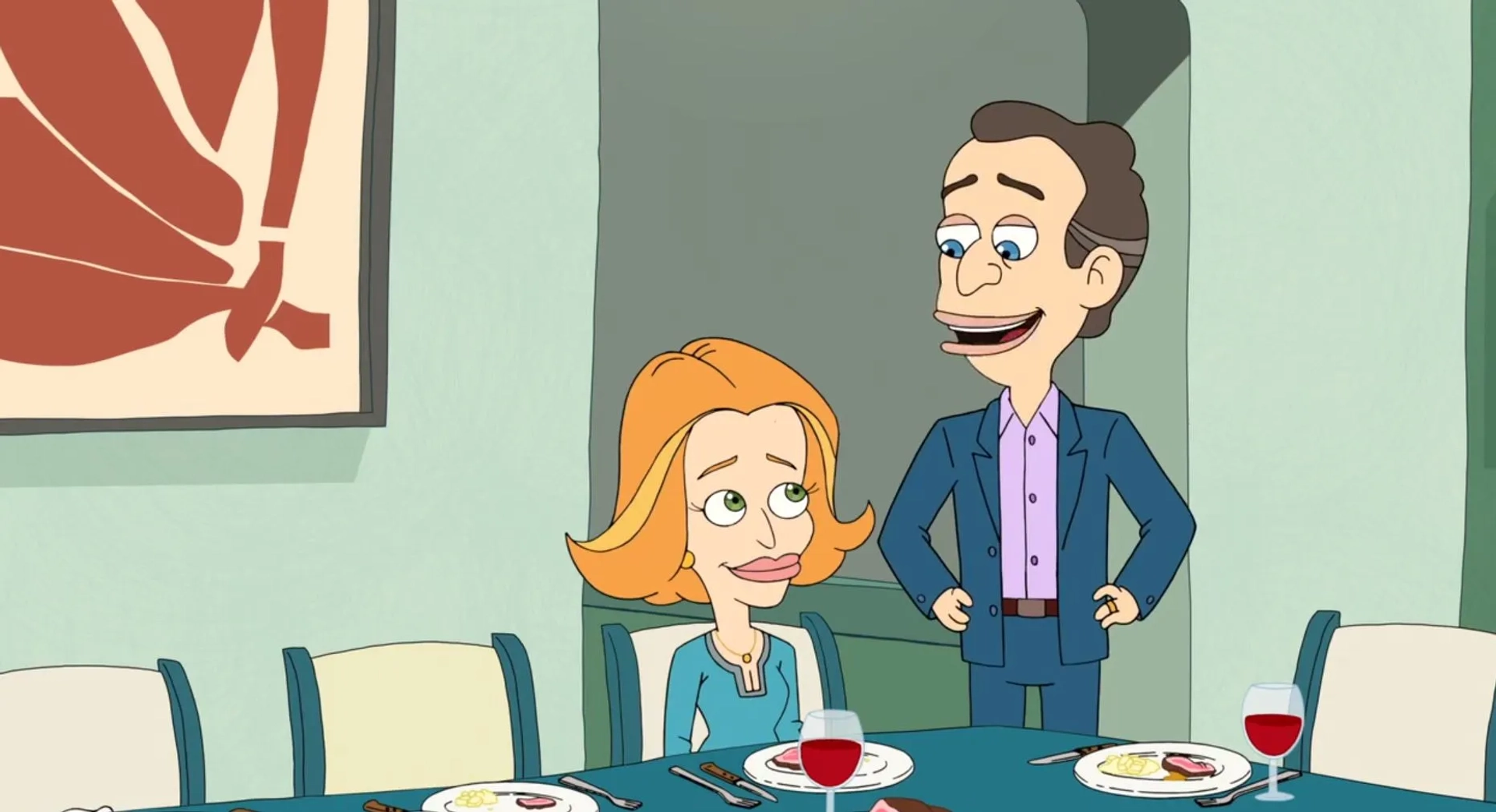 Fred Armisen and Maya Rudolph in Big Mouth (2017)