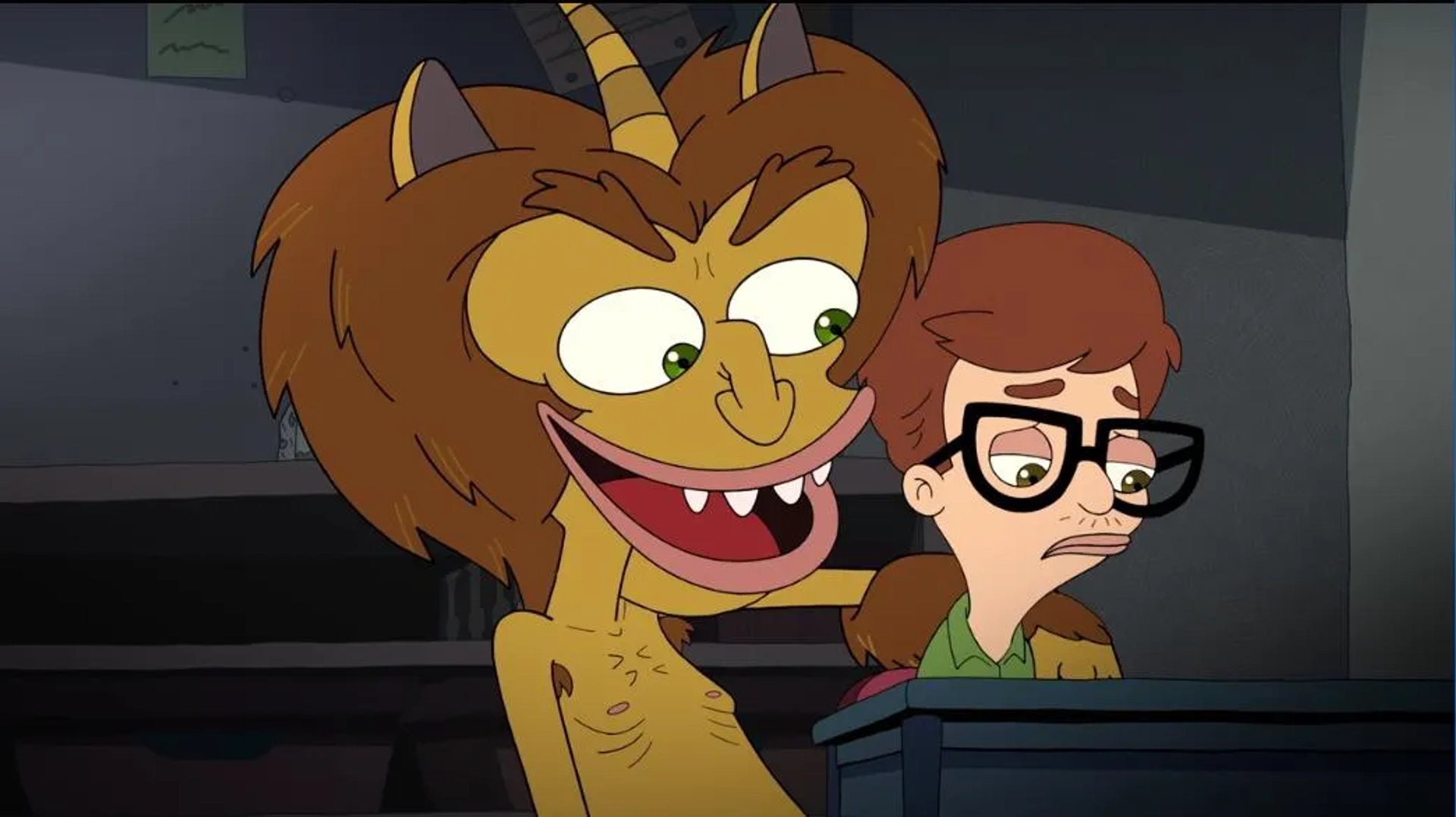 Nick Kroll and John Mulaney in Big Mouth (2017)