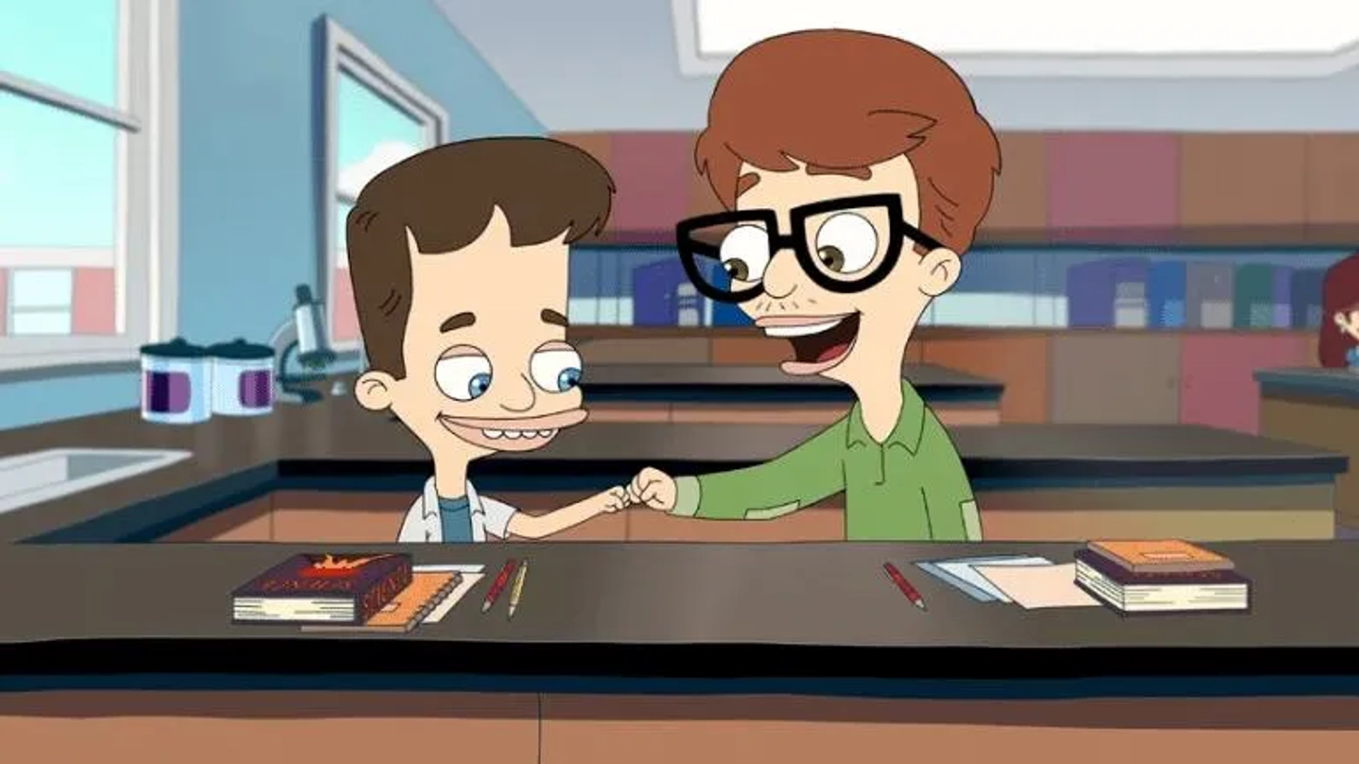 Nick Kroll and John Mulaney in Big Mouth (2017)