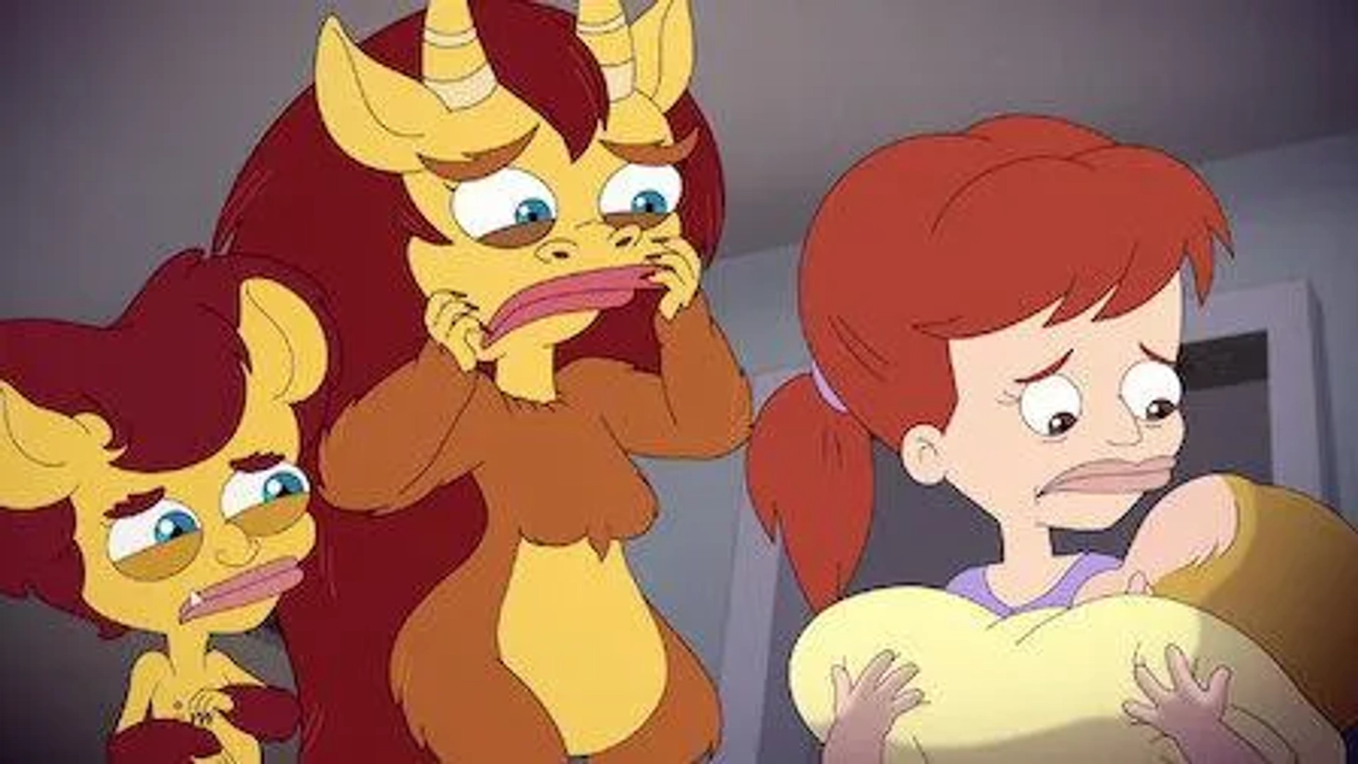 Maya Rudolph, Jessi Klein, and Cole Escola in Big Mouth: The Parents Aren't Alright (2022)