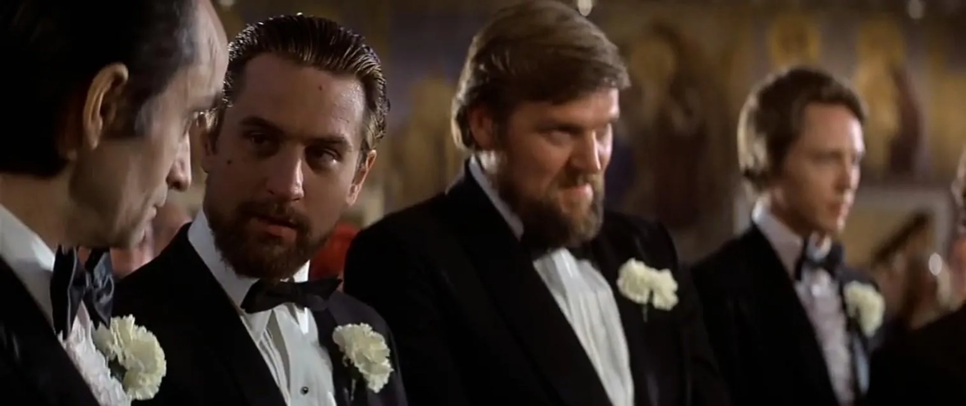 Robert De Niro, Christopher Walken, and Chuck Aspegren in The Deer Hunter (1978)