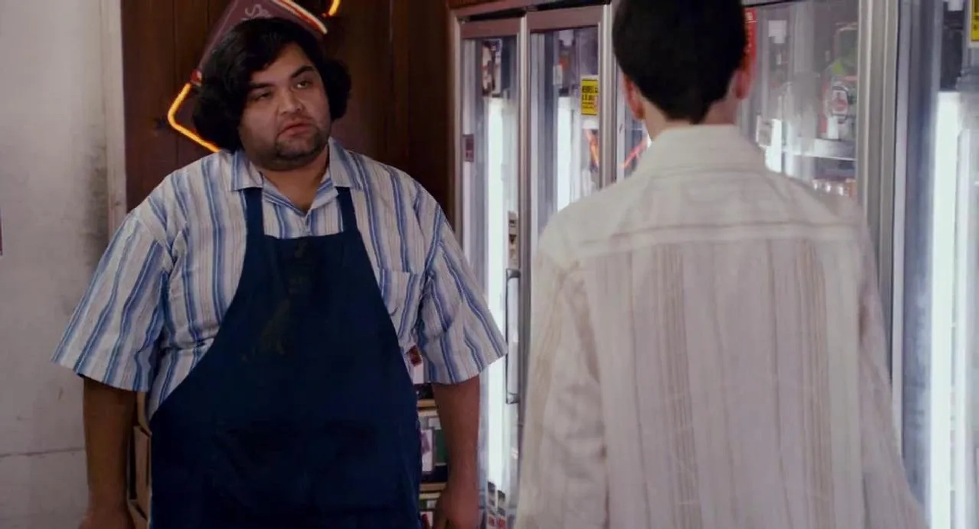 Joe Nunez and Christopher Mintz-Plasse in Superbad (2007)