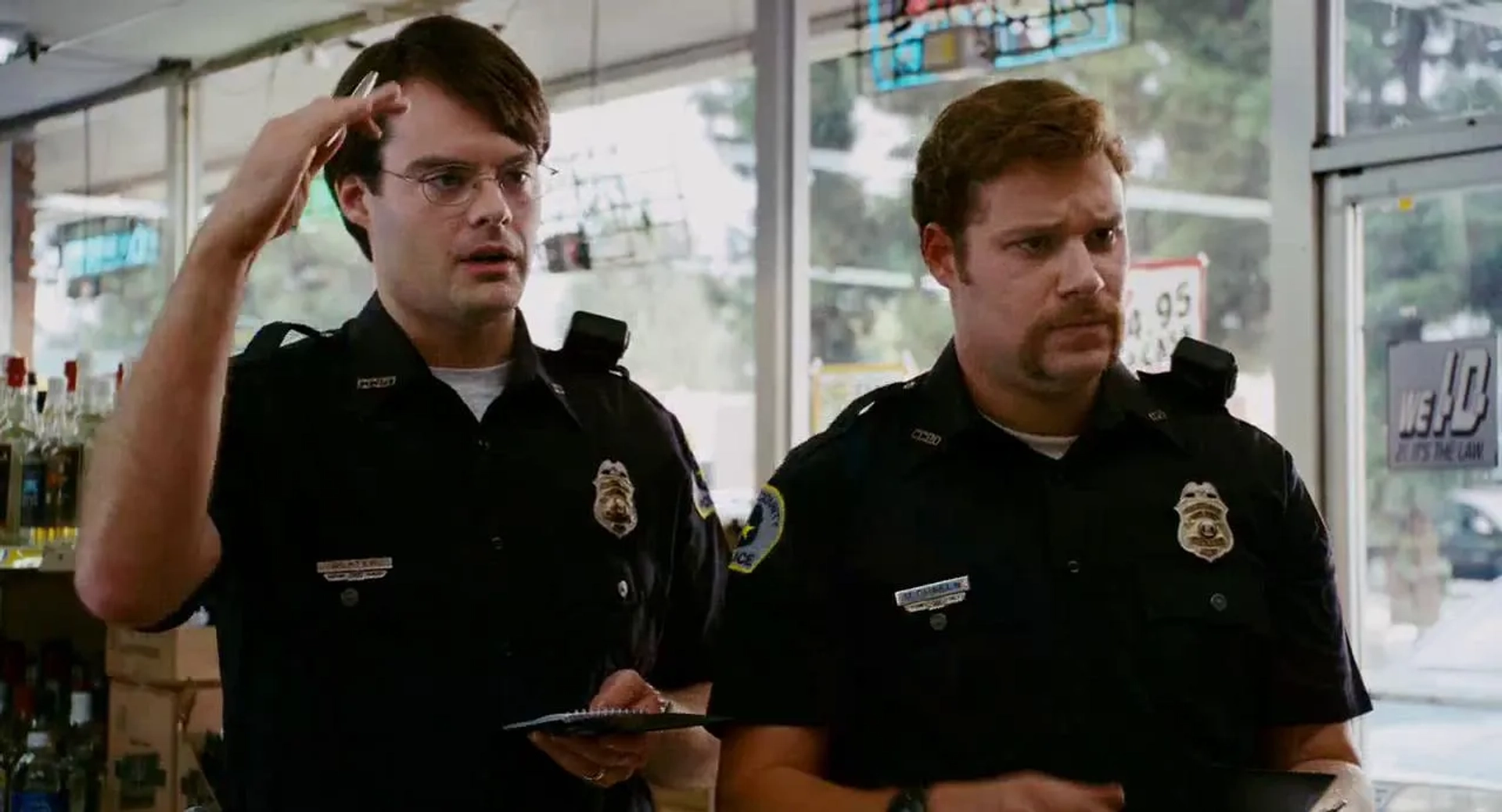 Bill Hader and Seth Rogen in Superbad (2007)