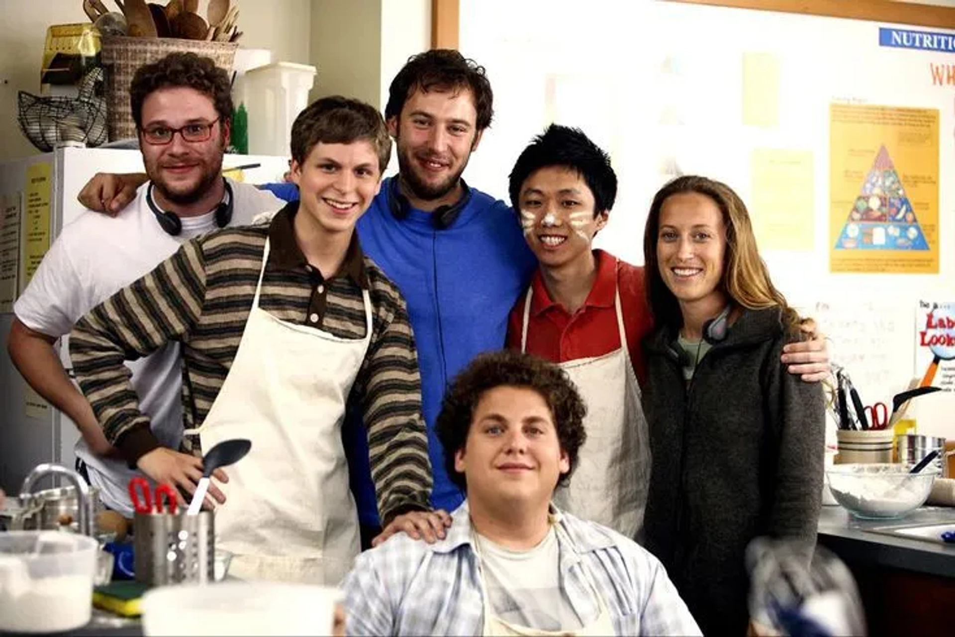 Michael Cera and Jonah Hill in Superbad (2007)