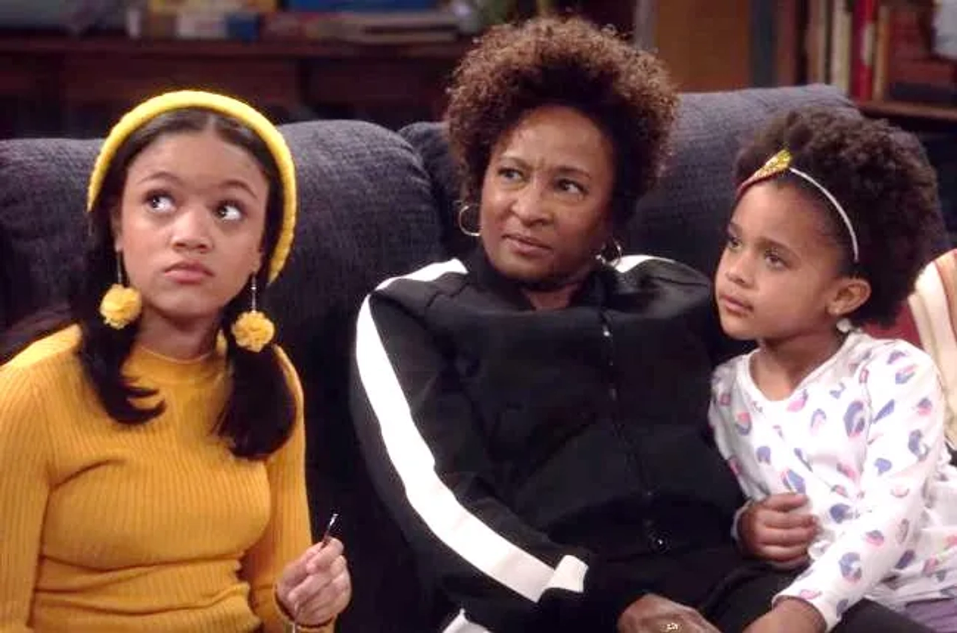 Wanda Sykes, Journey Christine, and Khali Spraggins in The Upshaws (2021)