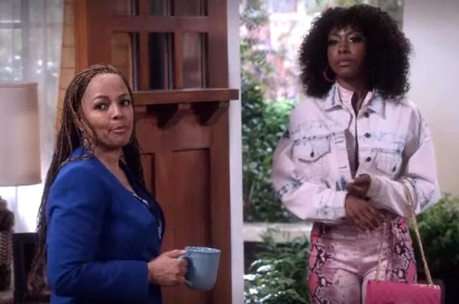 Kim Fields and Gabrielle Dennis in The Upshaws (2021)