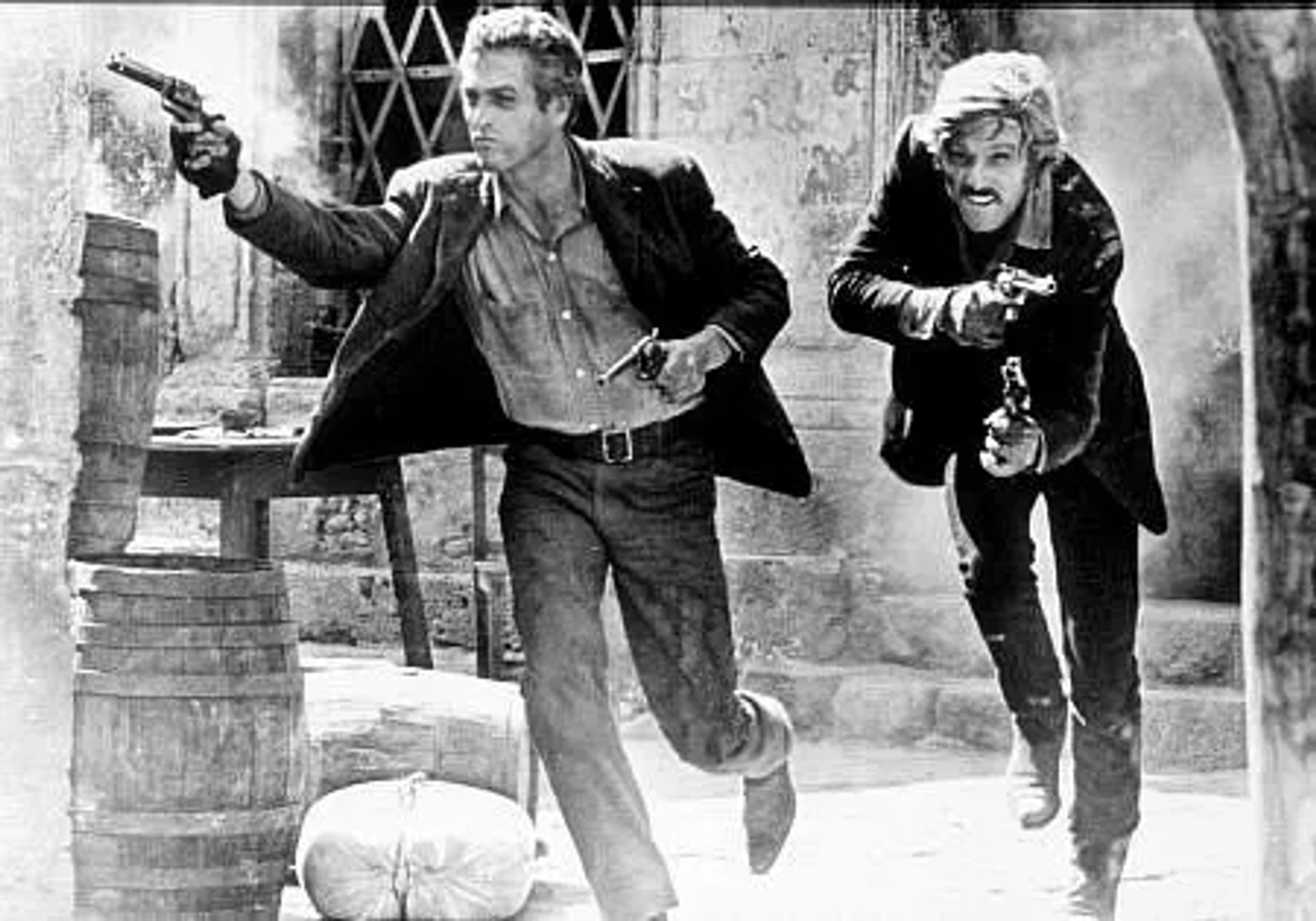 "Butch Cassidy and The Sundance Kid," Paul Newman & Robert Redford.