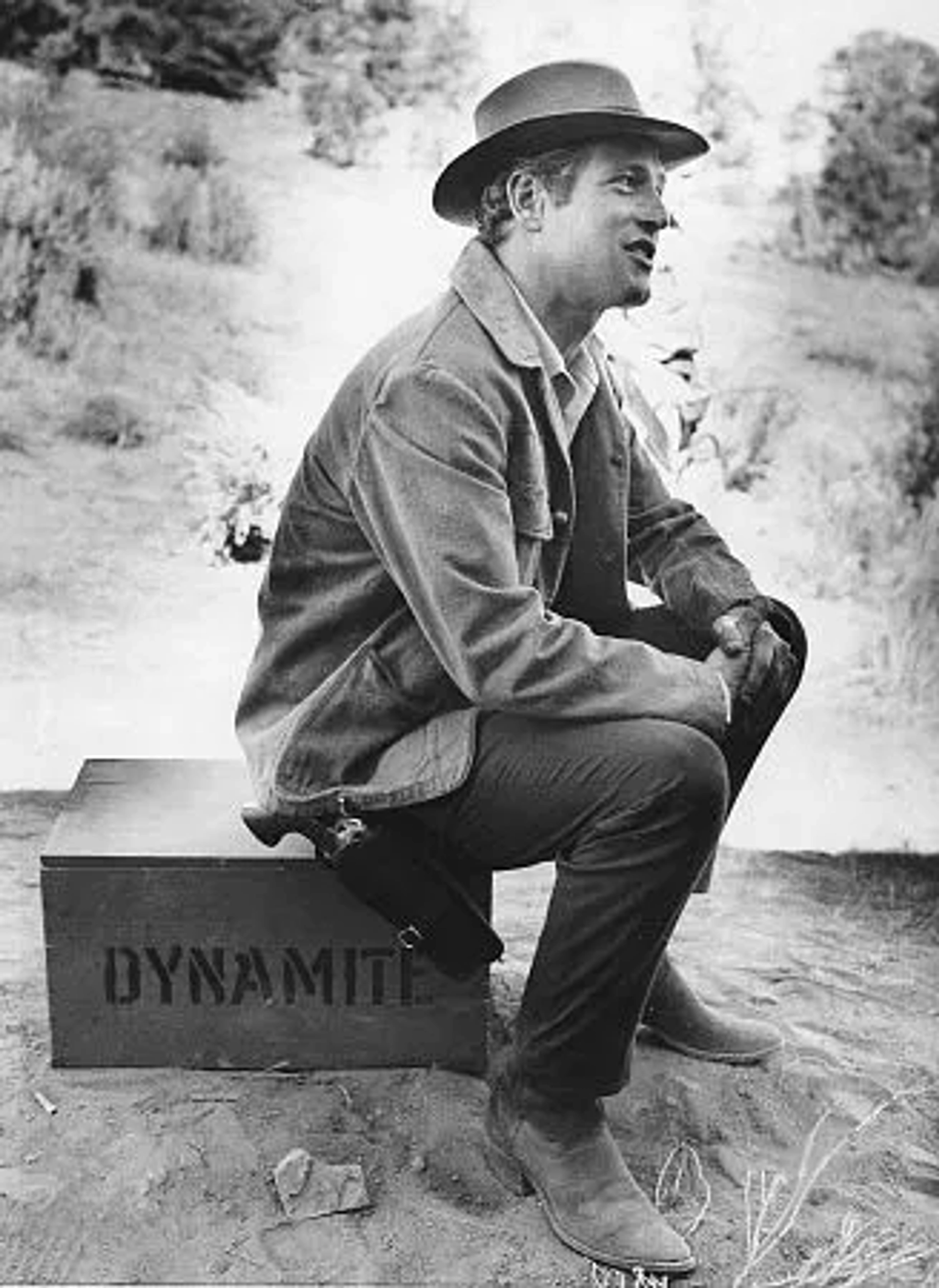 "Butch Cassidy And The Sundance Kid" Paul Newman on the set. 1969 / 20th