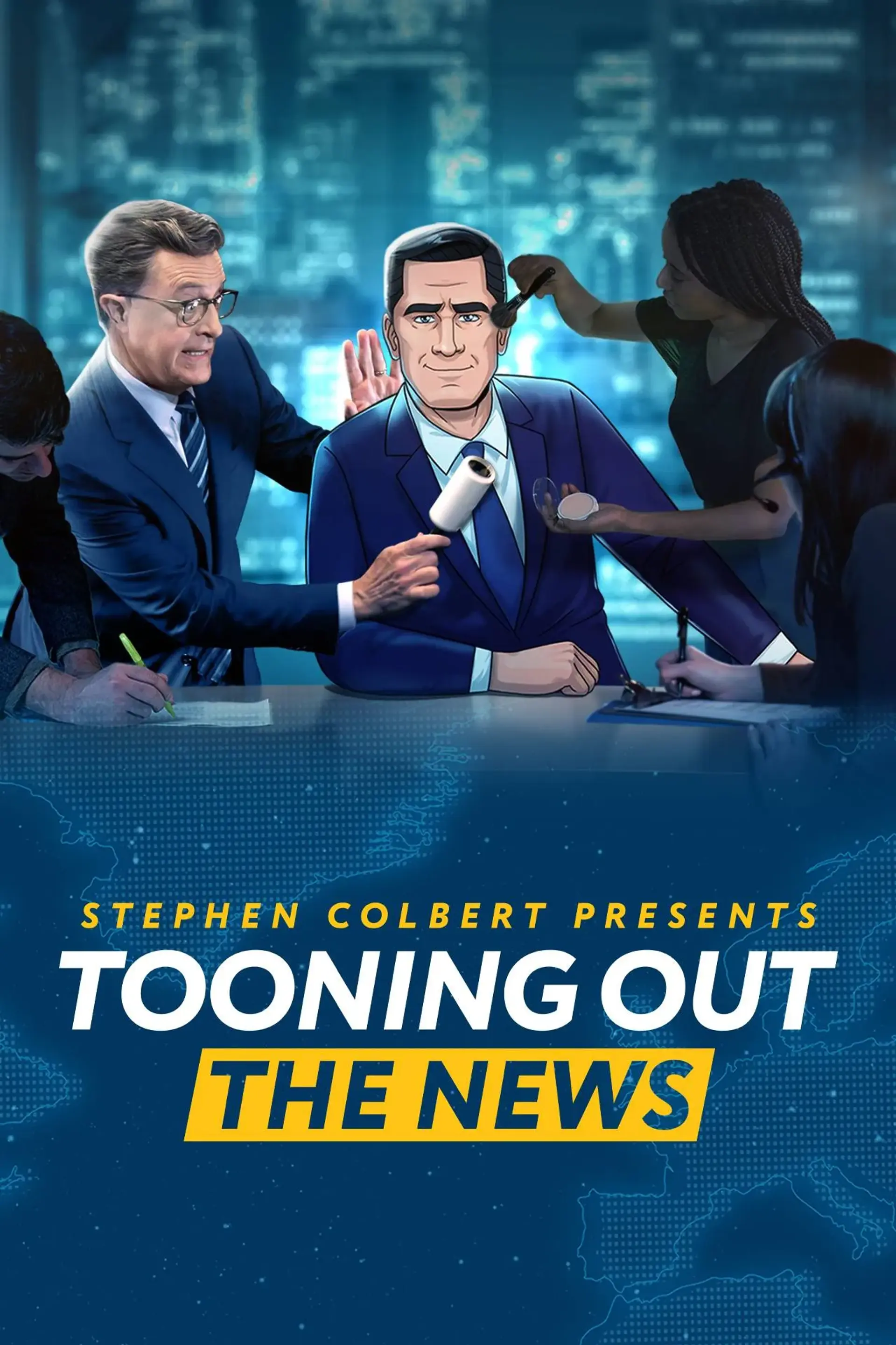 انیمیشن استفان کولبرت امشب خارج از اخبار را ارائه می کند (Stephen Colbert Presents Tooning Out The News 2020)