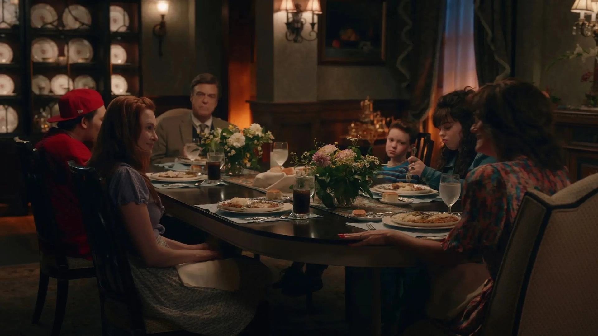 John Goodman, Jennifer Nettles, Keely Marshall, Emma Shannon, and J. Gaven Wilde in The Righteous Gemstones (2019)