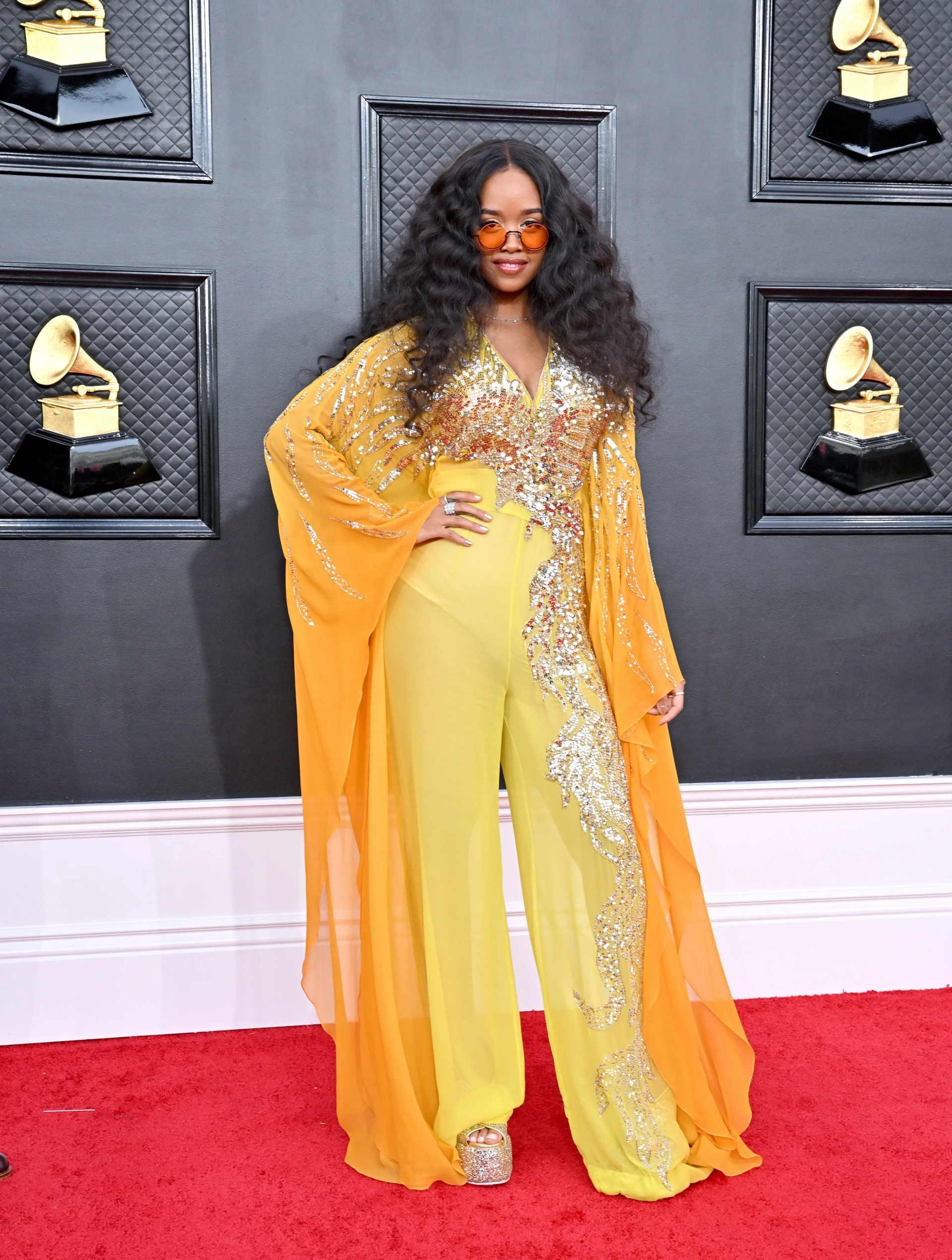 H.E.R. at an event for The 64th Annual Grammy Awards (2022)