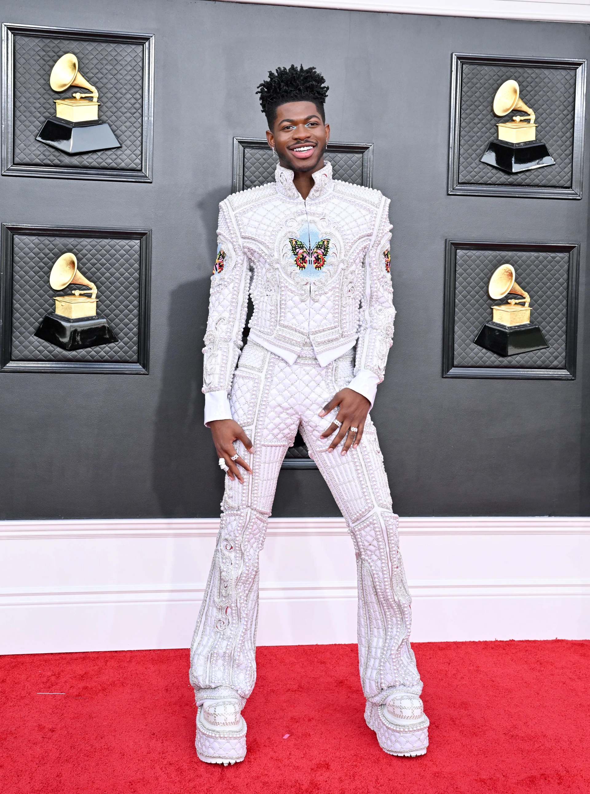 Lil Nas X at an event for The 64th Annual Grammy Awards (2022)