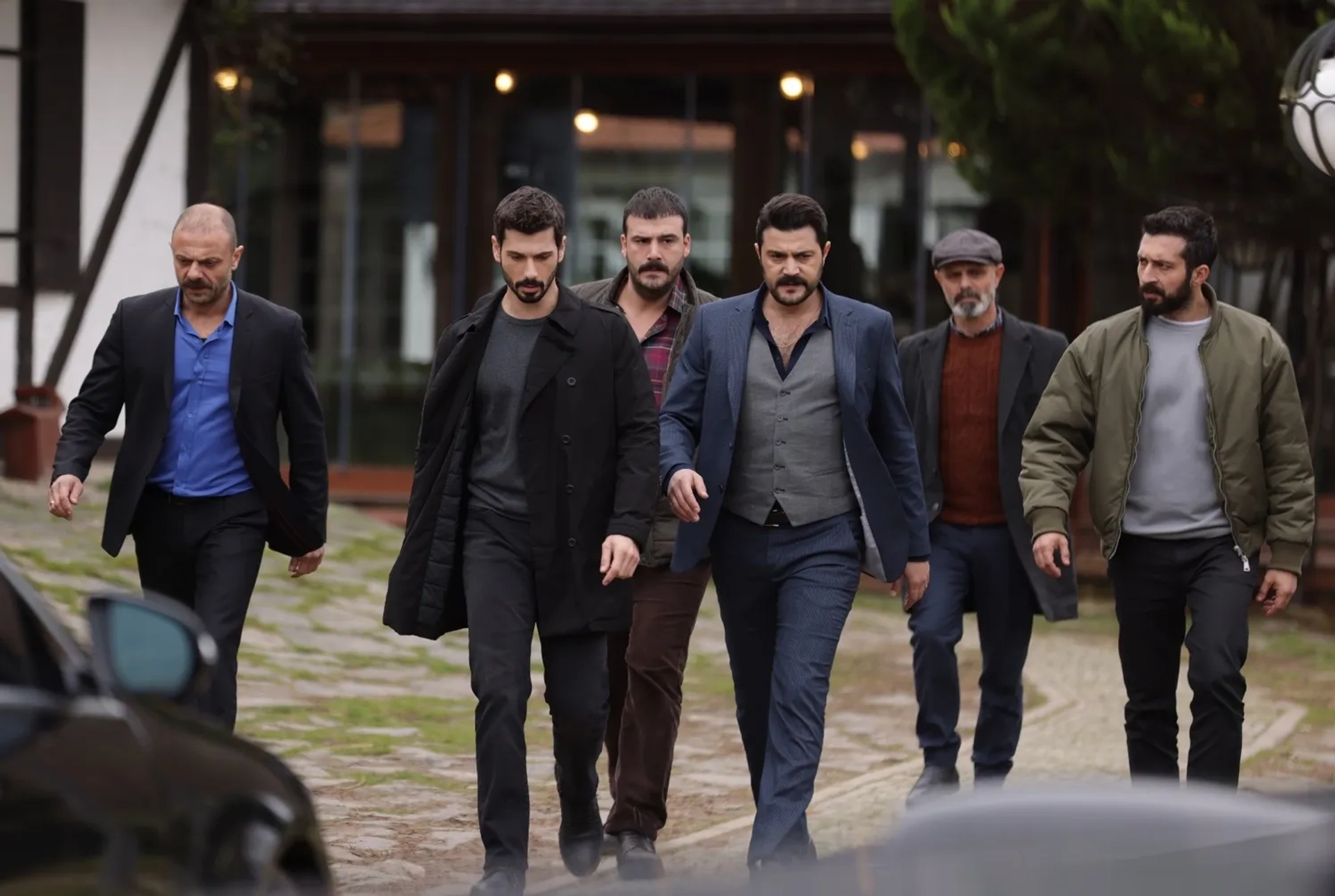 Tevfik Erman Kutlu, Mazhar Alican Ugur, Emre Bulut, Deniz Can Aktas, Haydar Sisman, and Burak Sevinç in Boundless Love (2023)