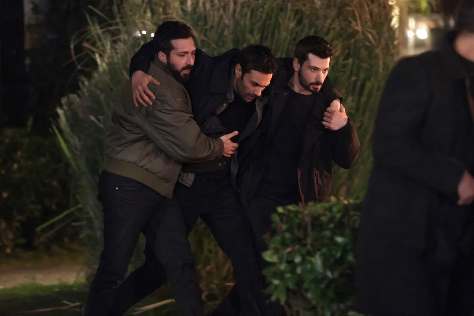 Emre Bulut, Deniz Can Aktas, and Mehmet Korhan Firat in Boundless Love (2023)