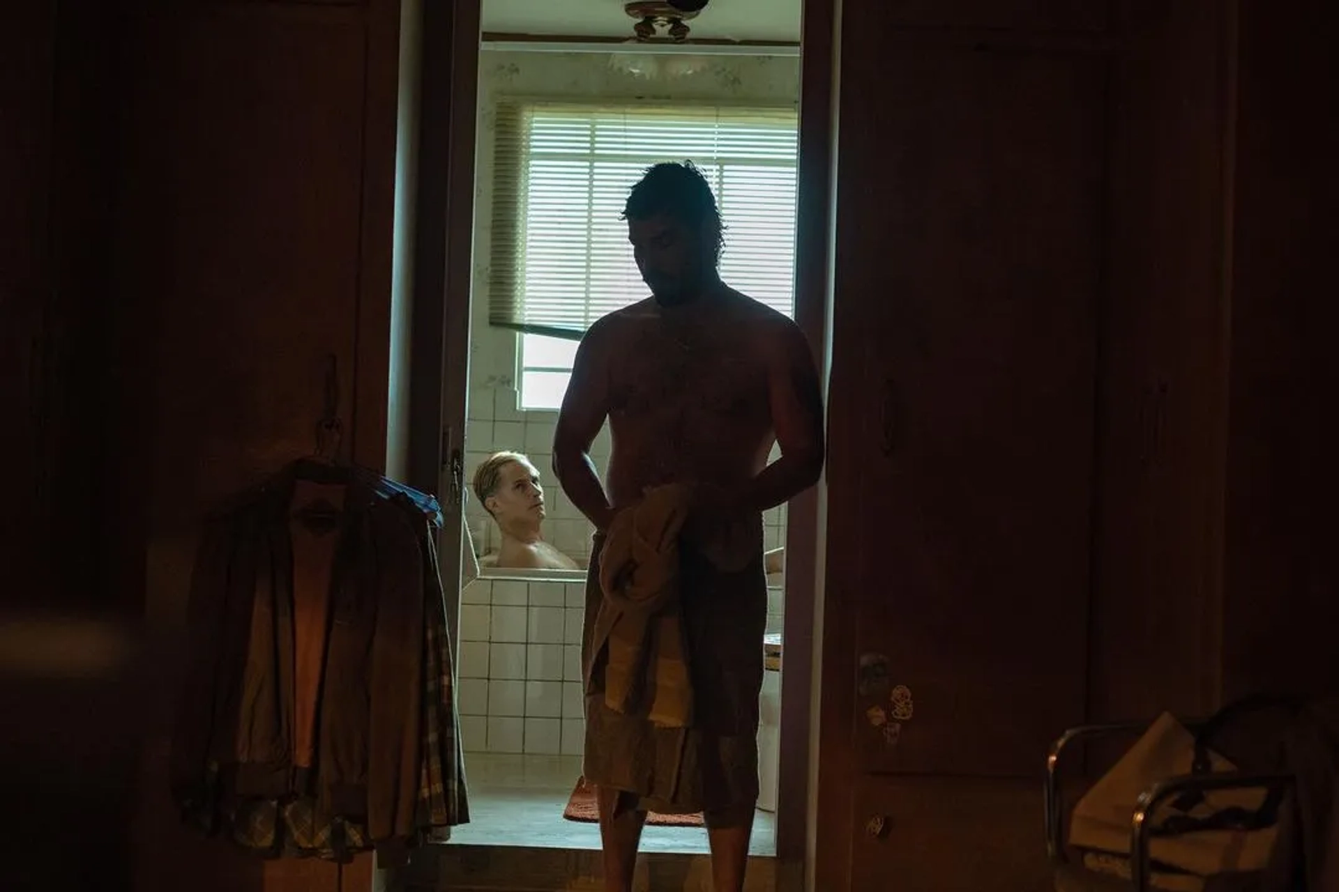 Gael García Bernal and Raúl Castillo in Cassandro (2023)