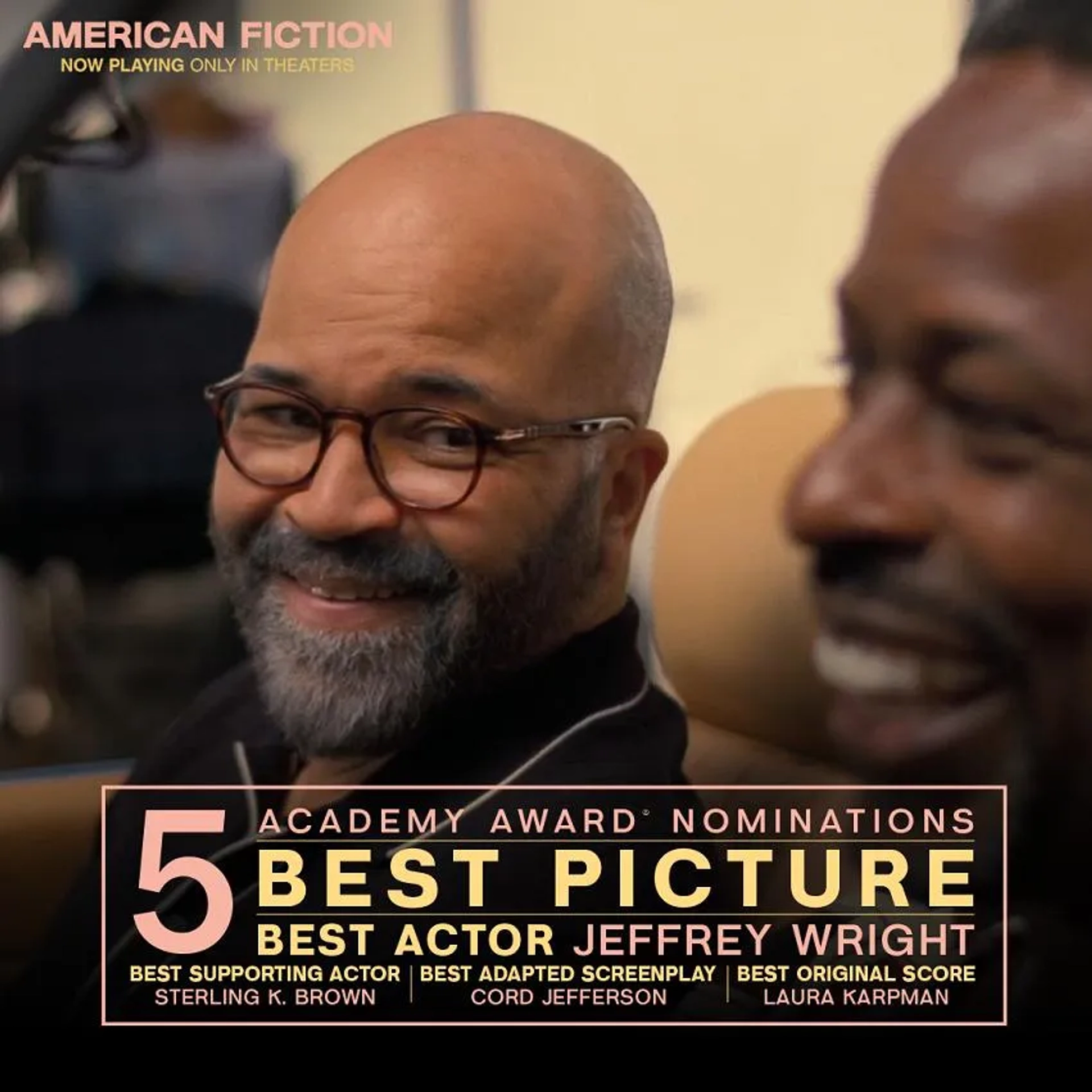 Jeffrey Wright and Sterling K. Brown in American Fiction (2023)