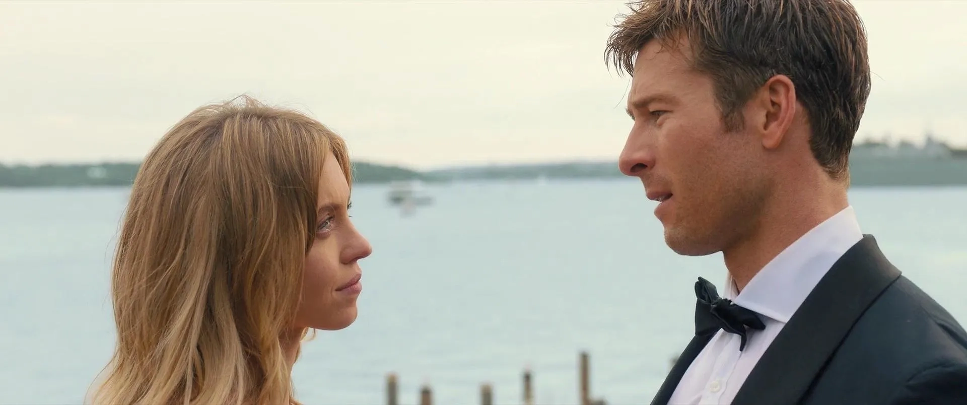 Glen Powell and Sydney Sweeney in Anyone But You (2023)