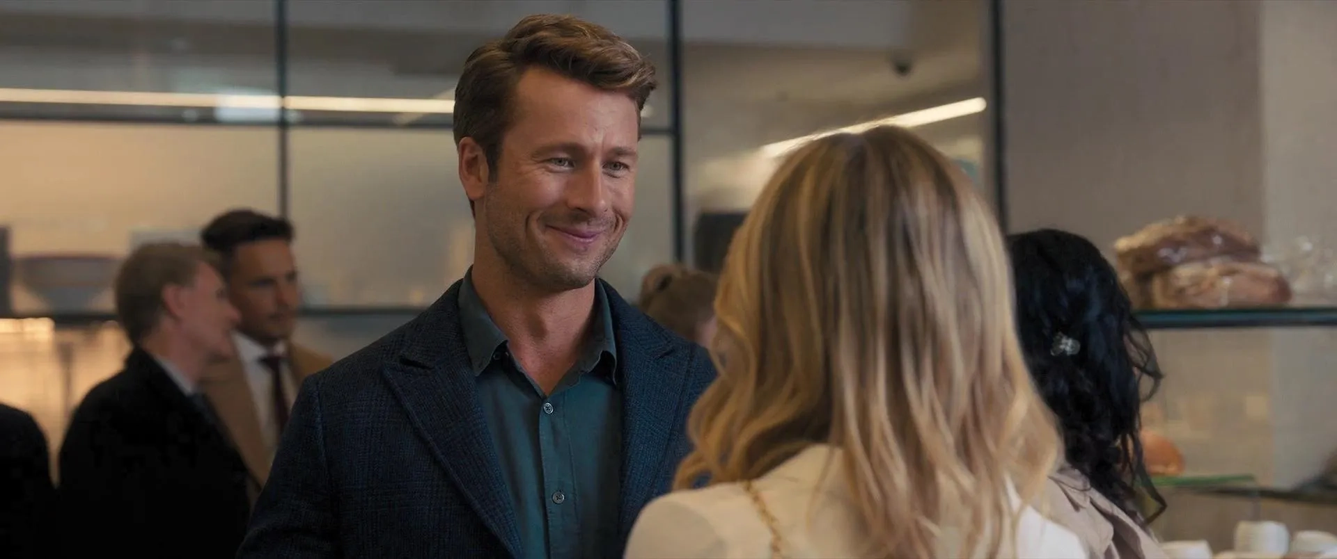 Glen Powell and Sydney Sweeney in Anyone But You (2023)