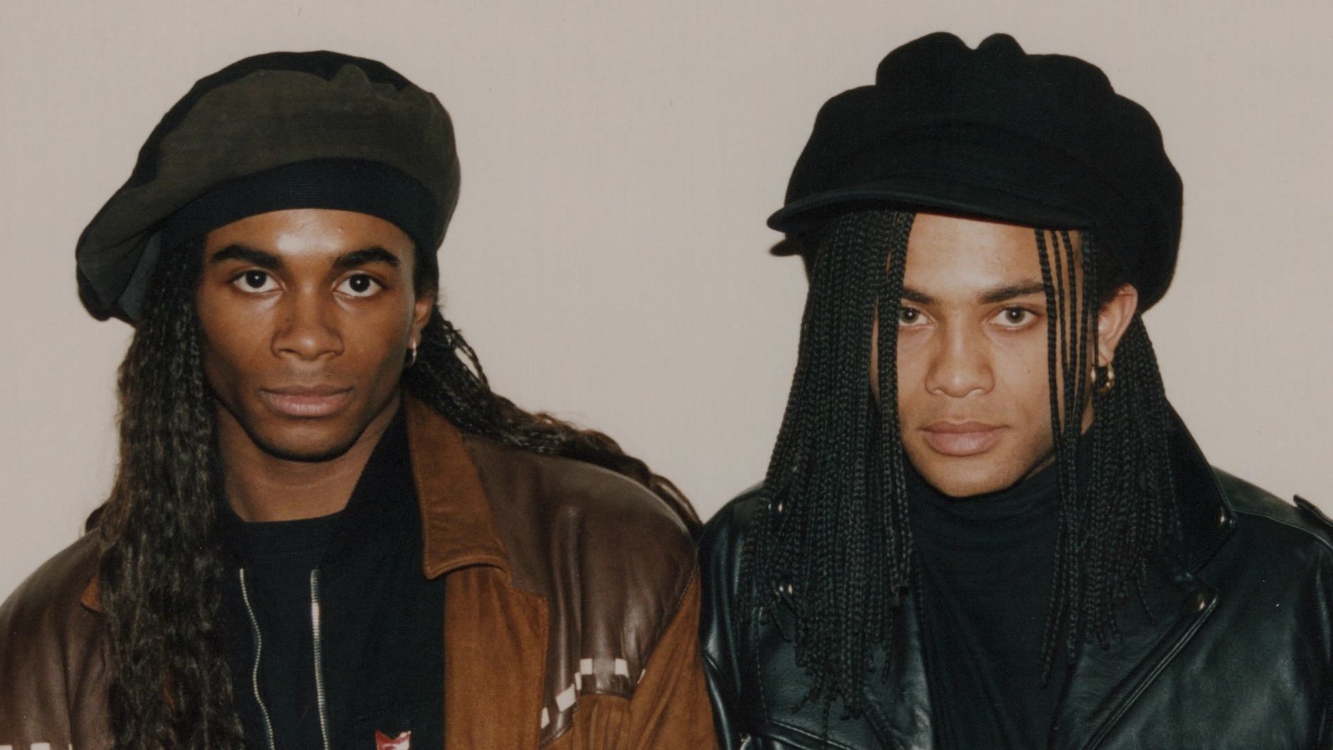 Fabrice Morvan and Rob Pilatus in Milli Vanilli (2023)