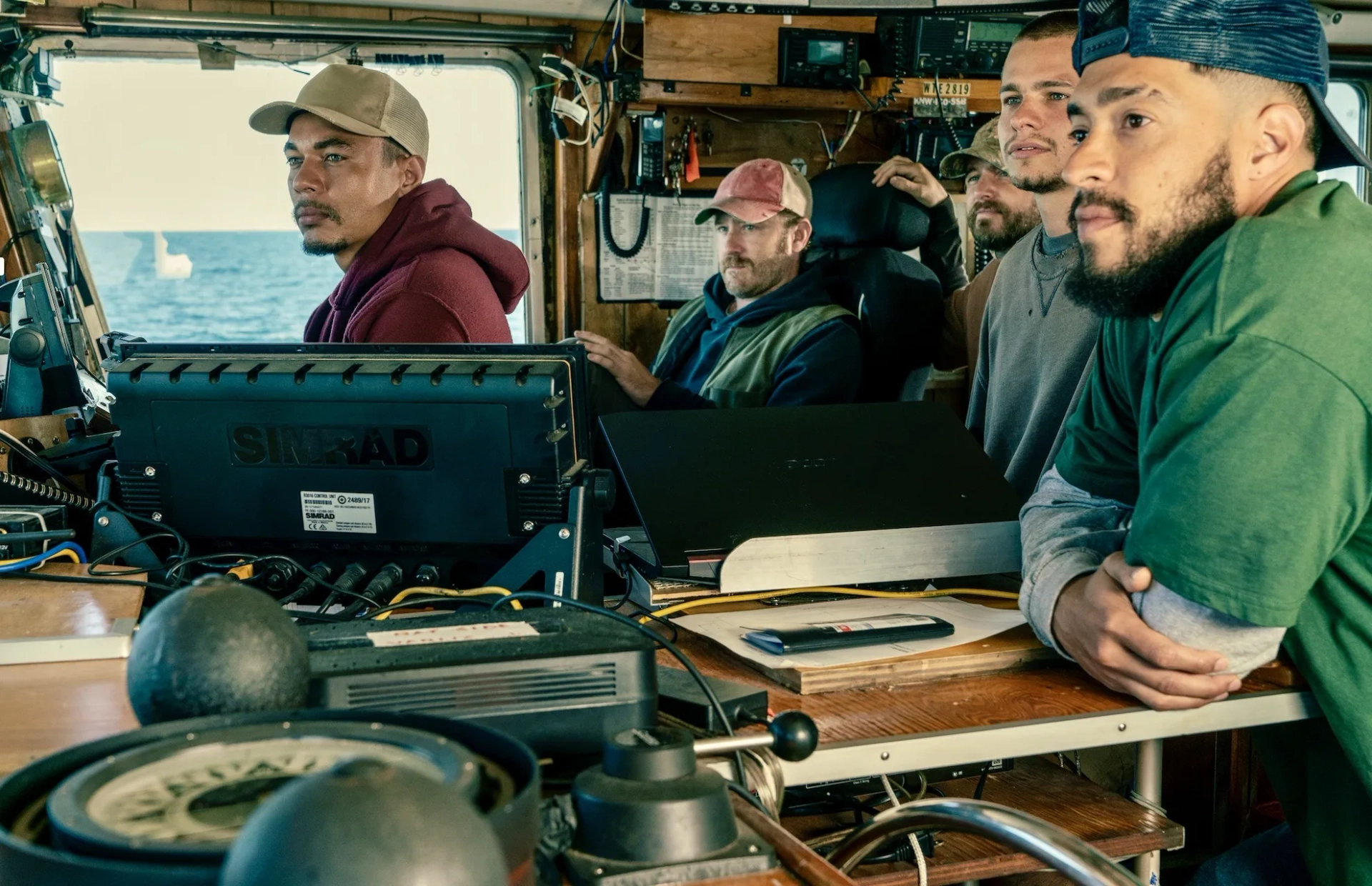 Ben Foster, Aaron Stanford, Ismael Cruz Cordova, Toby Wallace, and Scotty Tovar in Finestkind (2023)