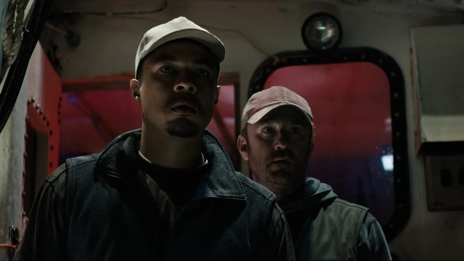 Ben Foster and Ismael Cruz Cordova in Finestkind (2023)