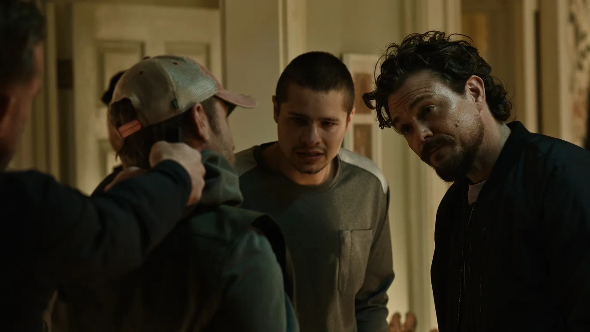 Ben Foster, Clayne Crawford, and Toby Wallace in Finestkind (2023)