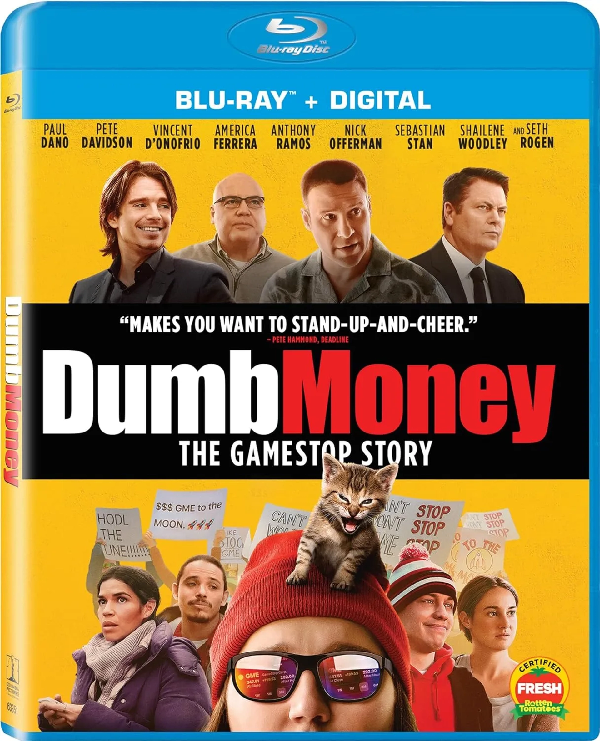 Vincent D'Onofrio, Paul Dano, Pete Davidson, Nick Offerman, Seth Rogen, Shailene Woodley, America Ferrera, Sebastian Stan, and Anthony Ramos in Dumb Money (2023)