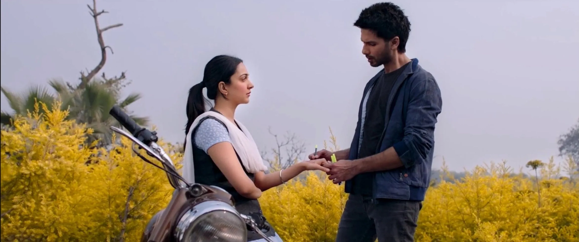 Shahid Kapoor and Kiara Advani in Kabir Singh (2019)