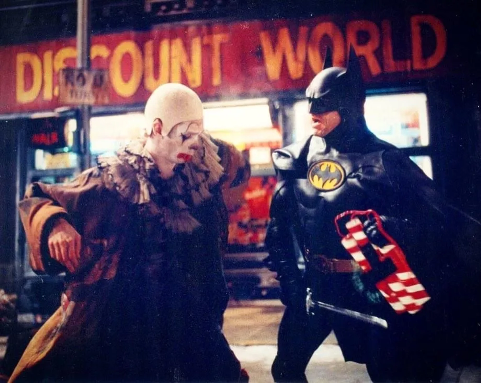 Michael Keaton and Doug Jones in Batman Returns (1992)