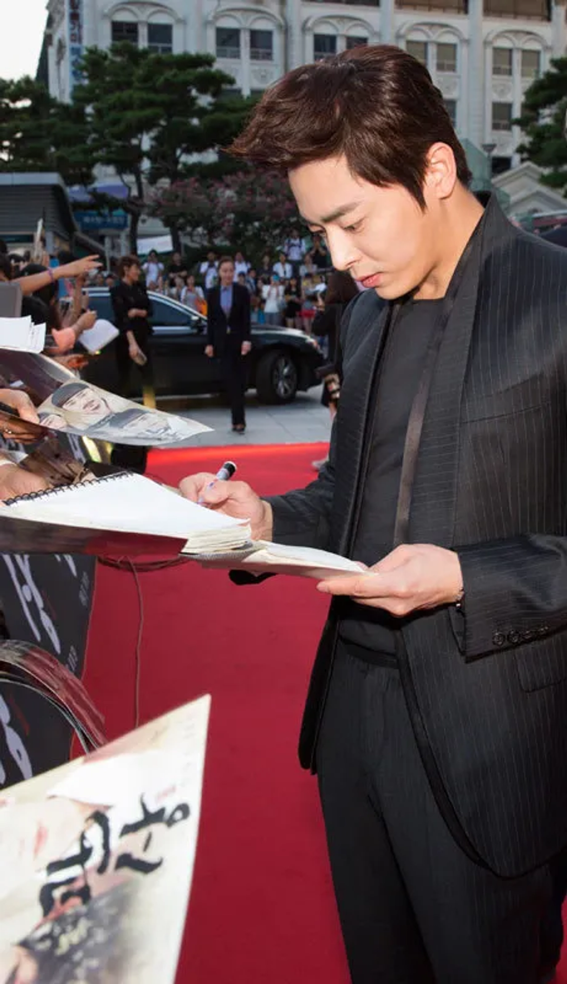 Jo Jung-Suk at an event for The Face Reader (2013)