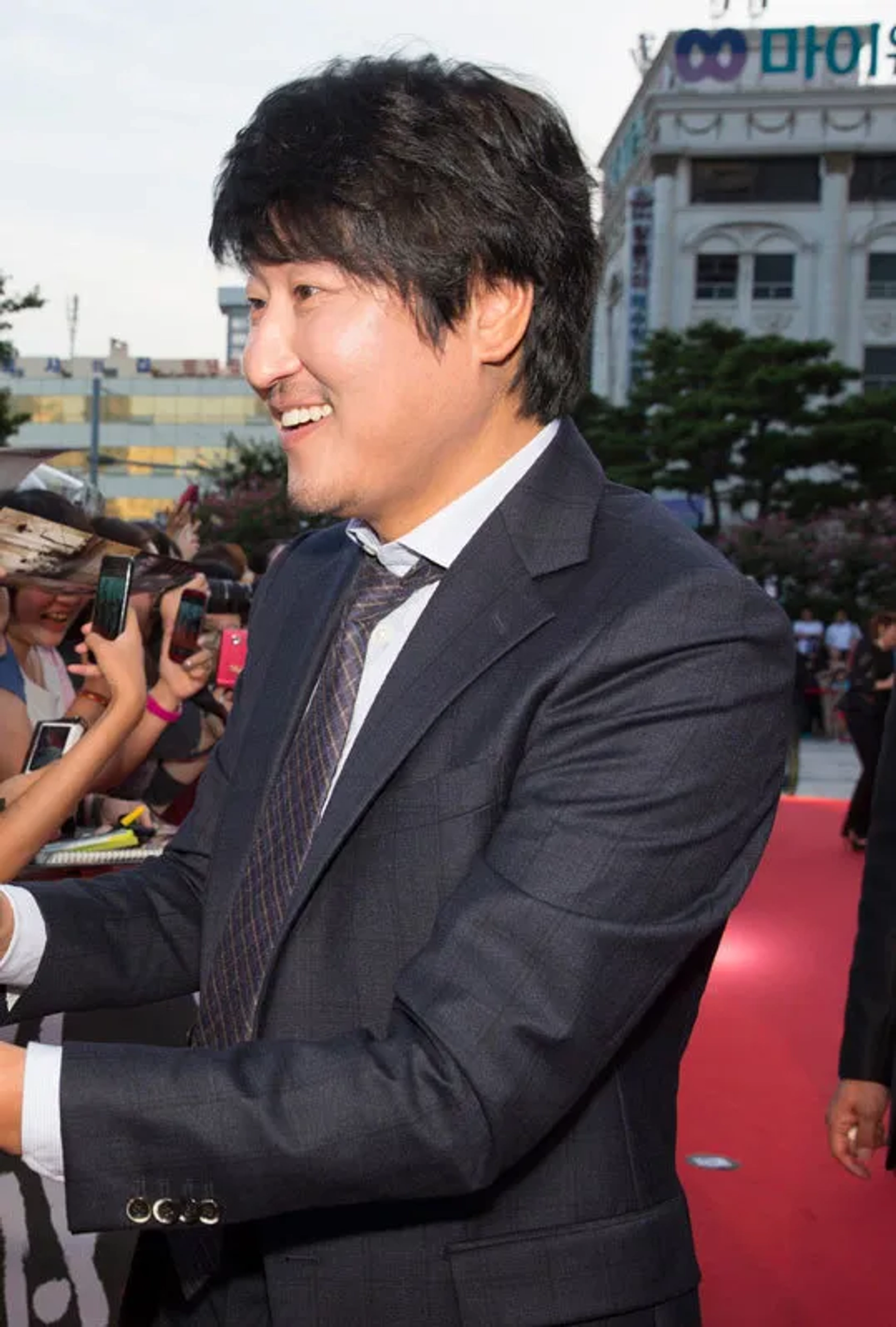 Song Kang-ho at an event for The Face Reader (2013)