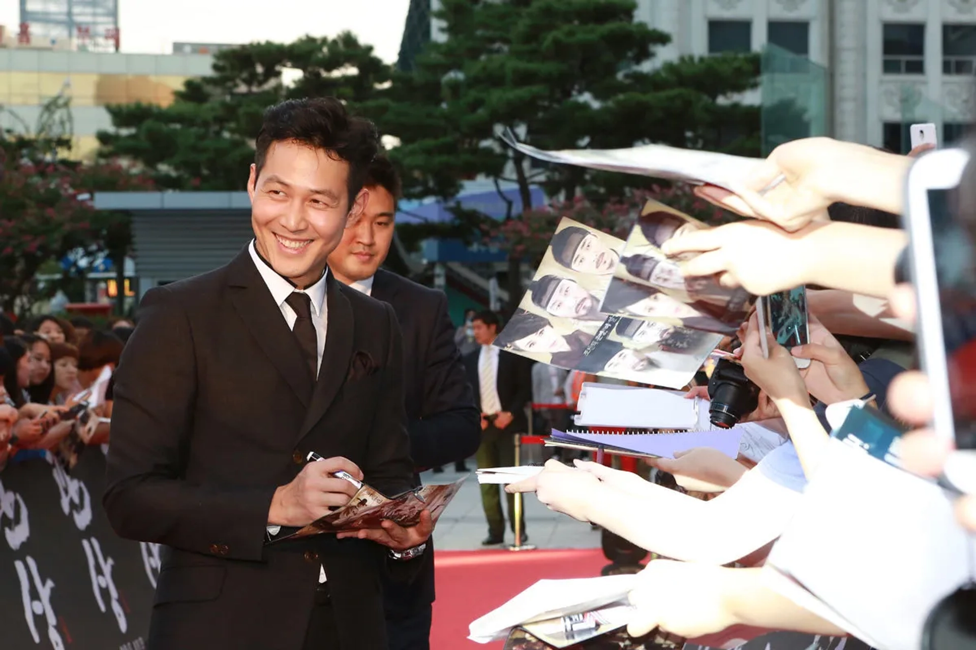 Lee Jung-jae at an event for The Face Reader (2013)