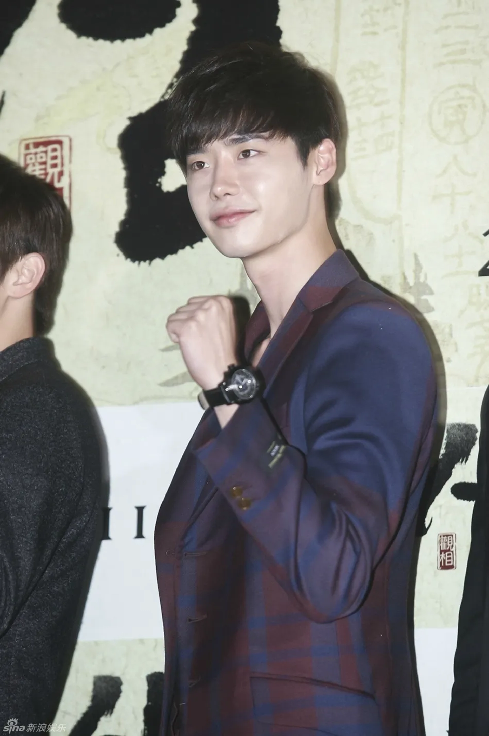 Lee Jong-suk at an event for The Face Reader (2013)