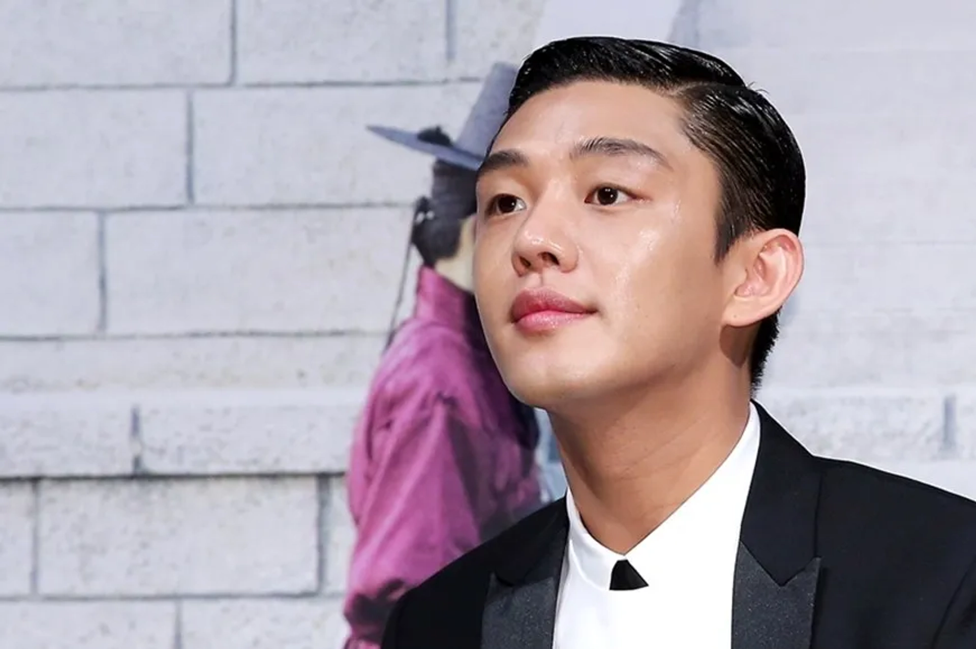 Yoo Ah-in at an event for The Throne (2015)