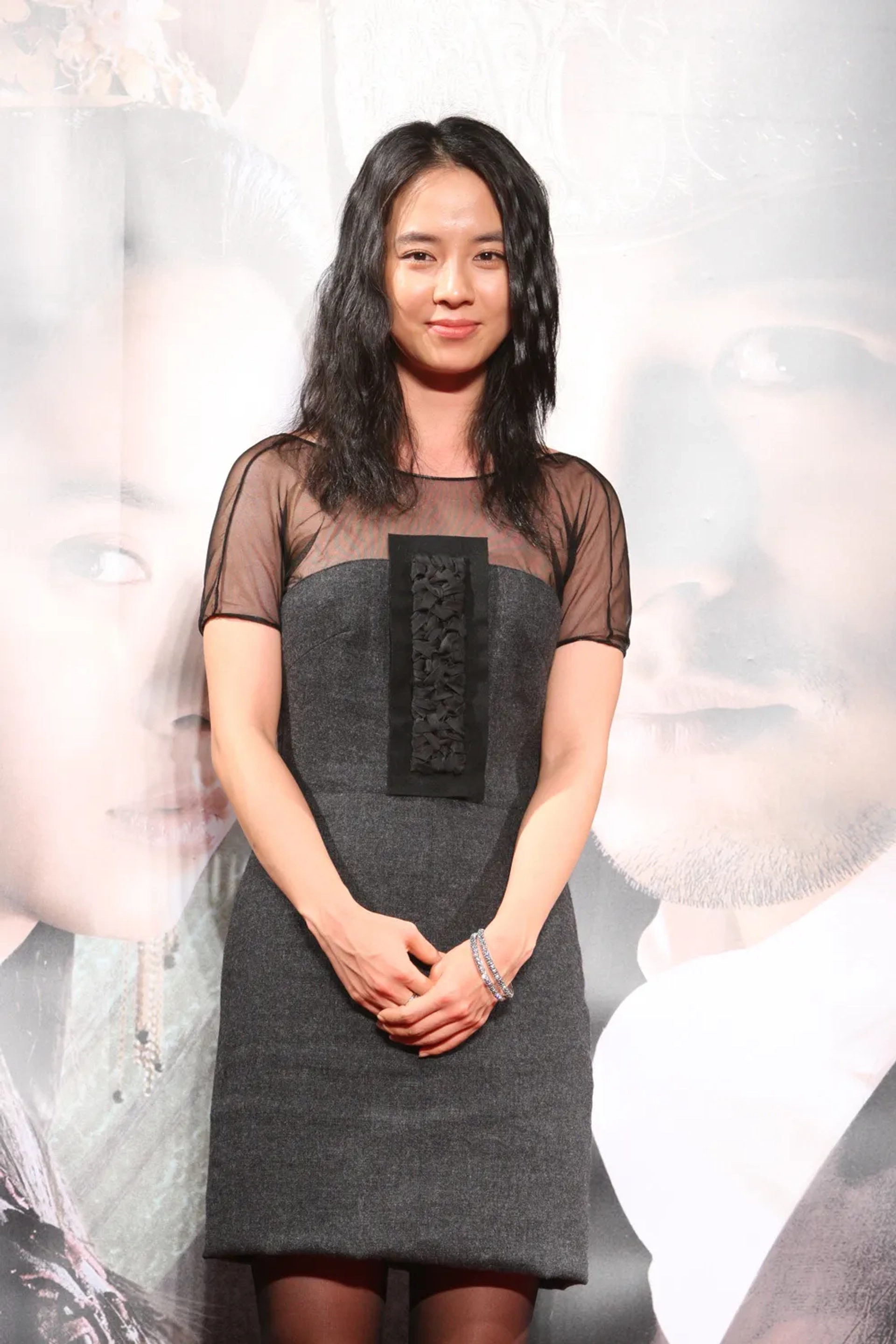 Song Ji-Hyo at an event for A Frozen Flower (2008)