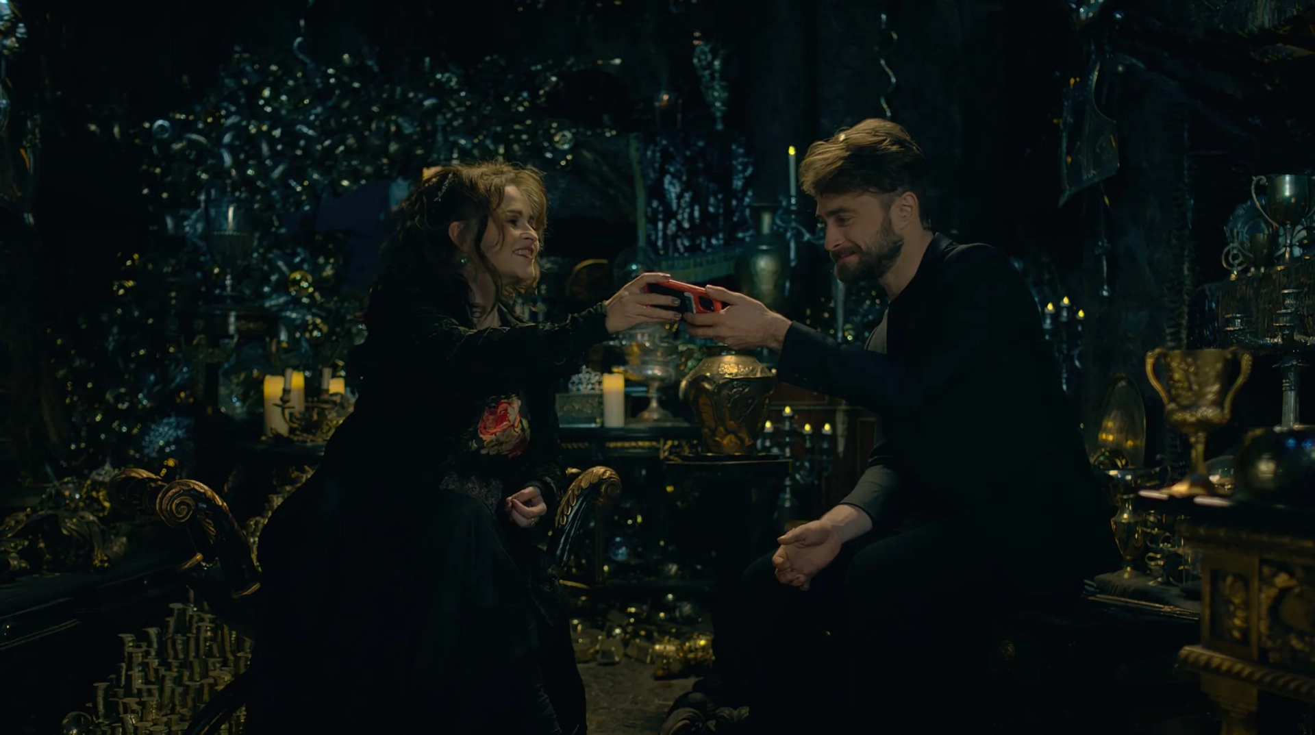 Helena Bonham Carter and Daniel Radcliffe in Harry Potter 20th Anniversary: Return to Hogwarts (2022)