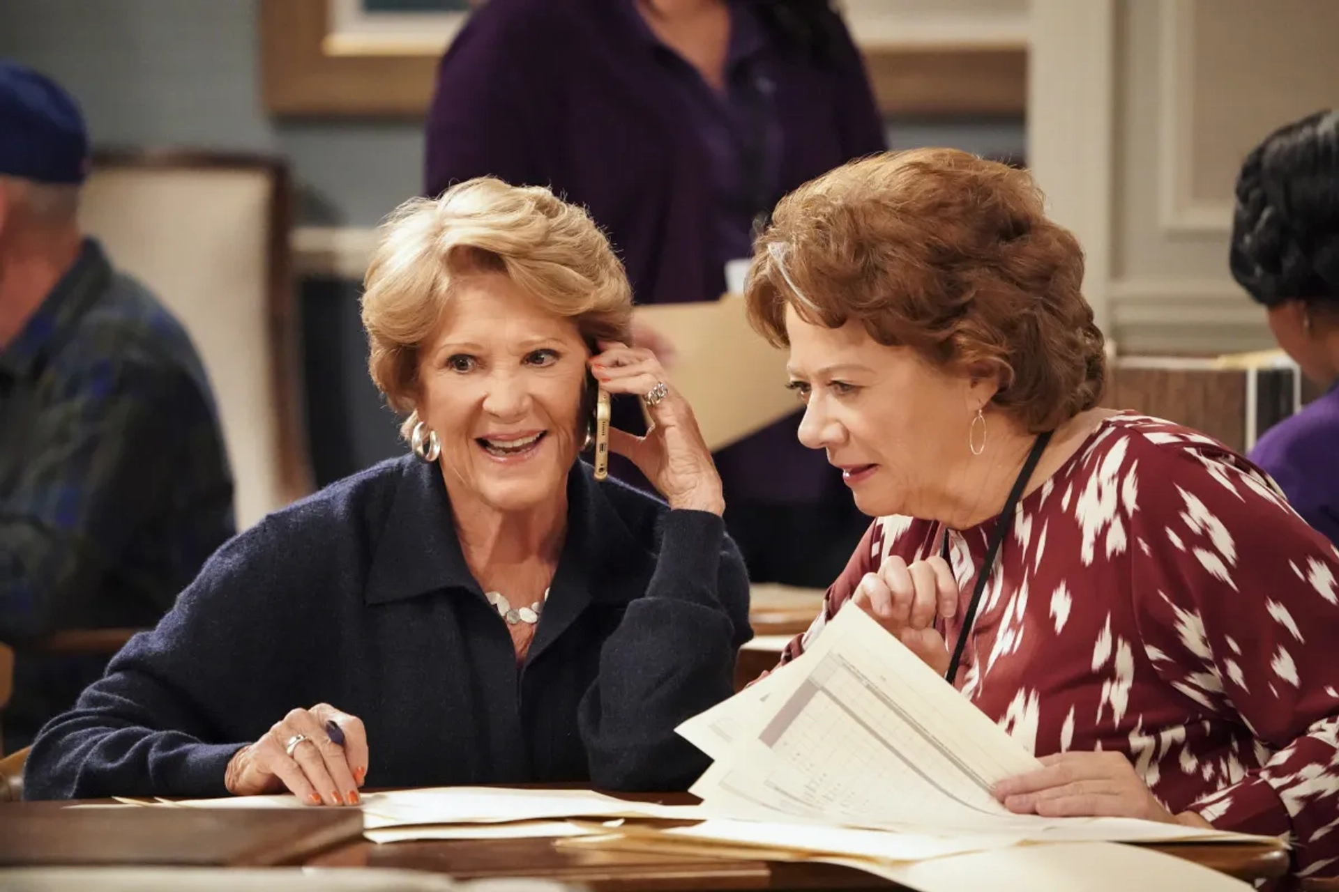 Linda Lavin and Rondi Reed in B Positive (2020)