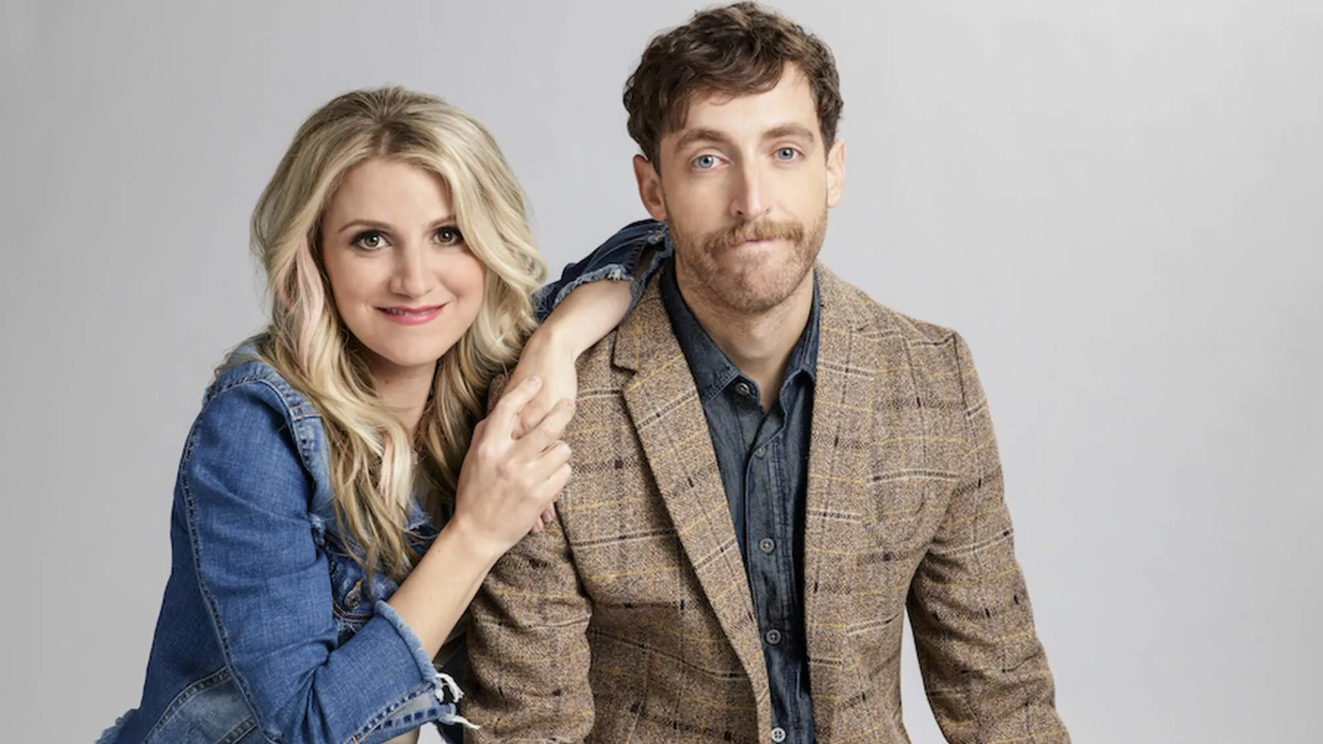 Annaleigh Ashford and Thomas Middleditch in B Positive (2020)