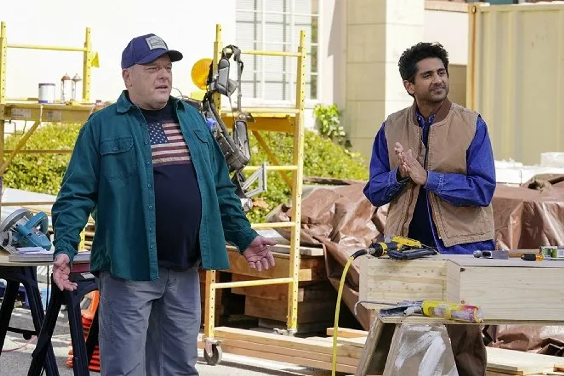 Dean Norris and Adhir Kalyan in United States of Al (2021)