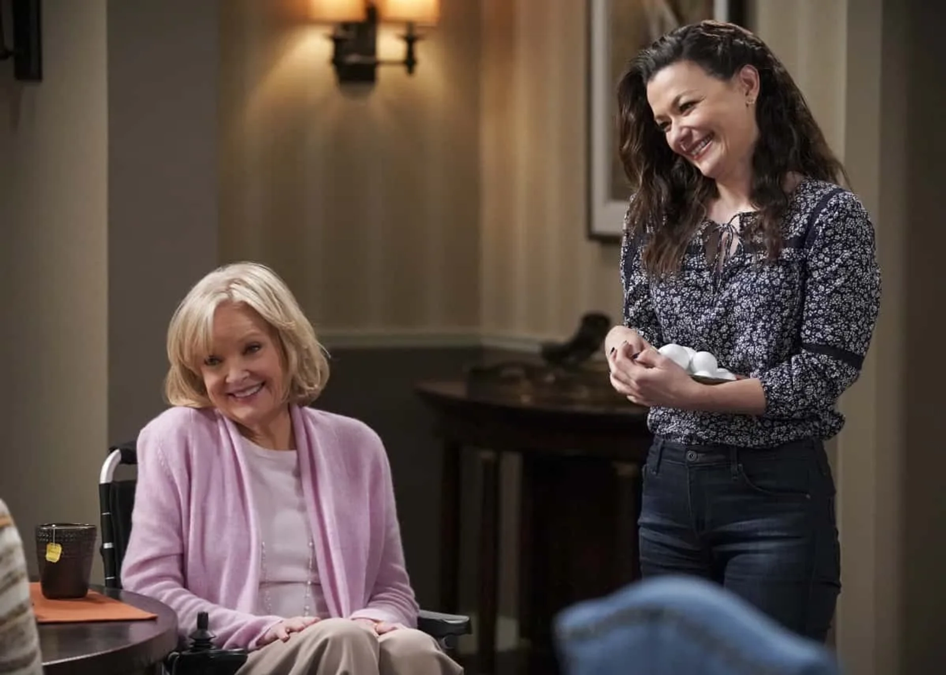 Christine Ebersole and Maribeth Monroe in Bob Hearts Abishola (2019)