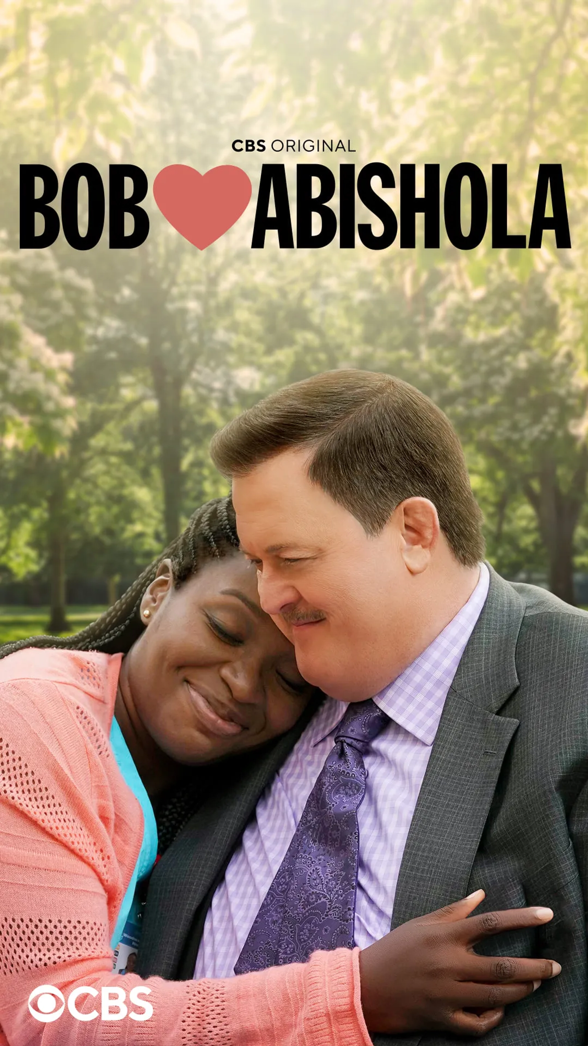 Billy Gardell and Folake Olowofoyeku in Bob Hearts Abishola (2019)