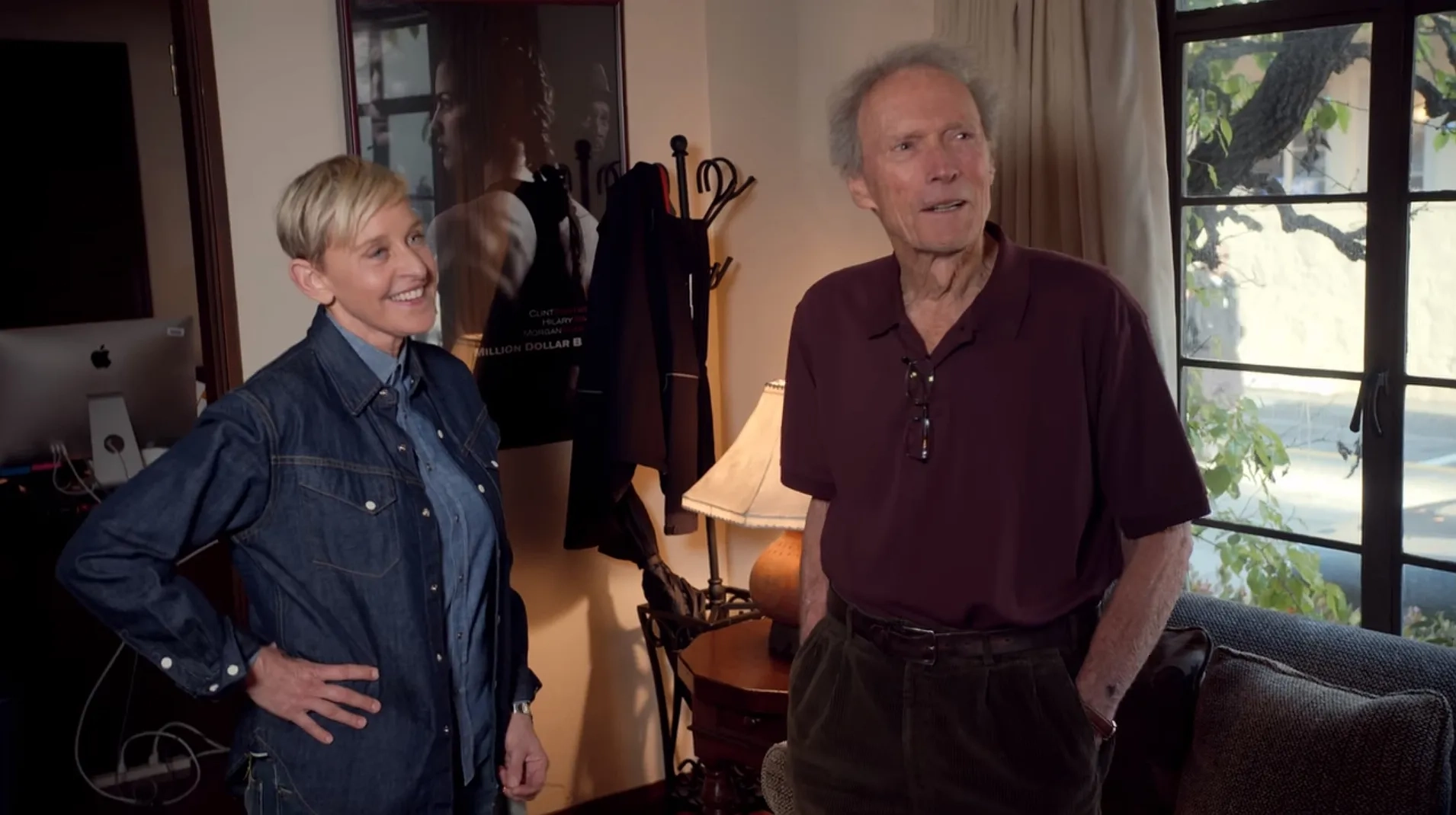 Clint Eastwood and Ellen DeGeneres in My Next Guest Needs No Introduction with David Letterman (2018)